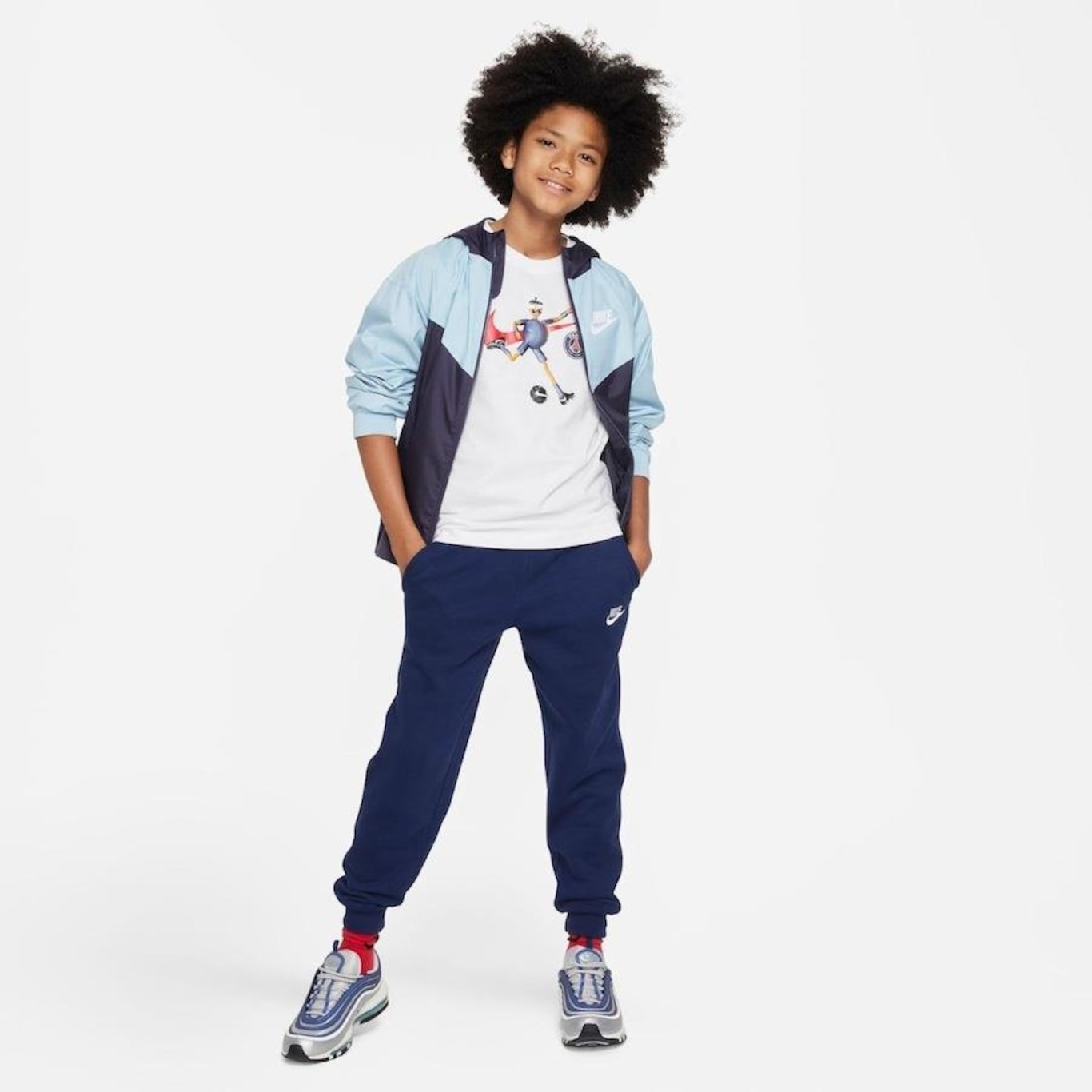 Camiseta Nike Paris Saint-Germain Mascot - Infantil - Foto 1