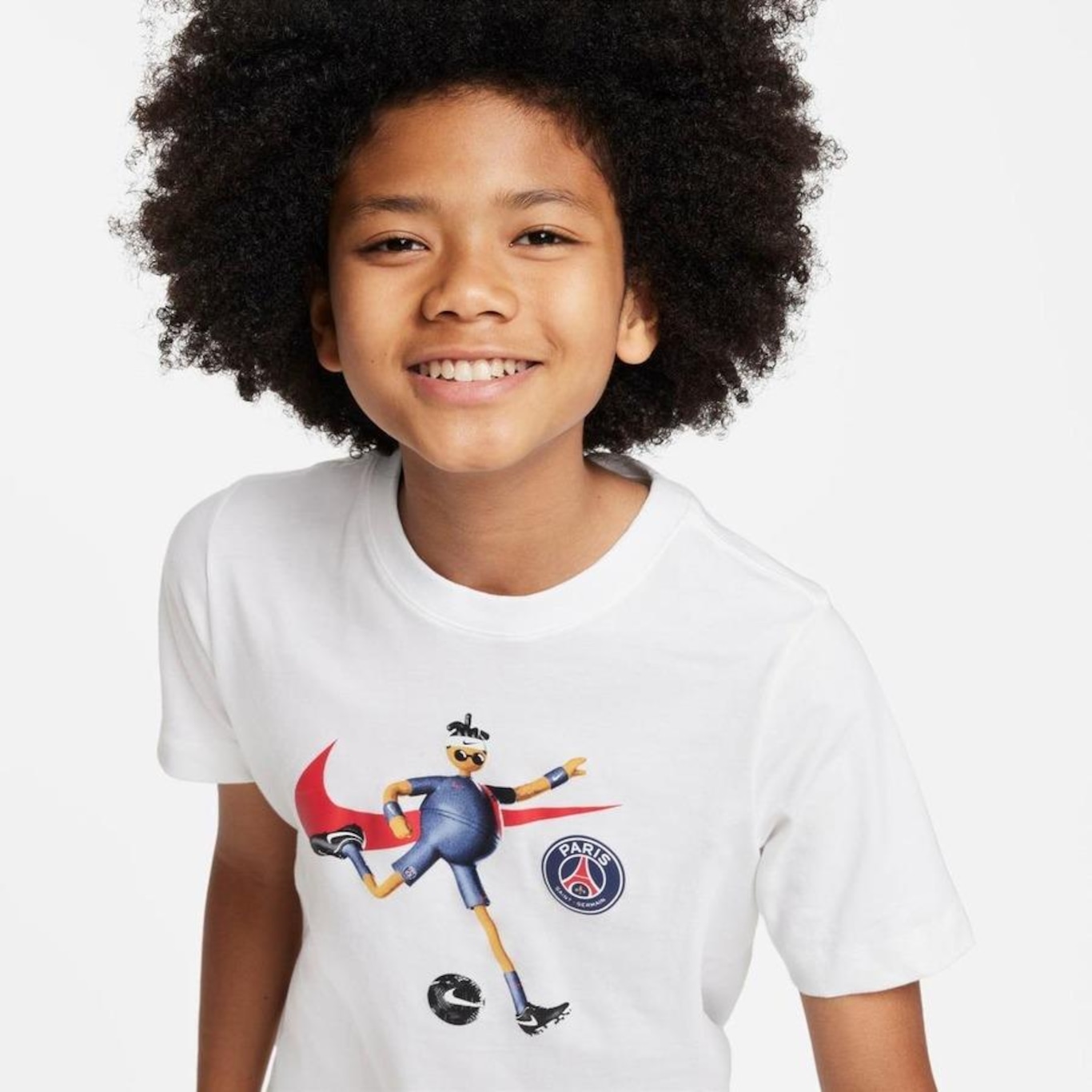 Camiseta Nike Paris Saint-Germain Mascot - Infantil - Foto 2