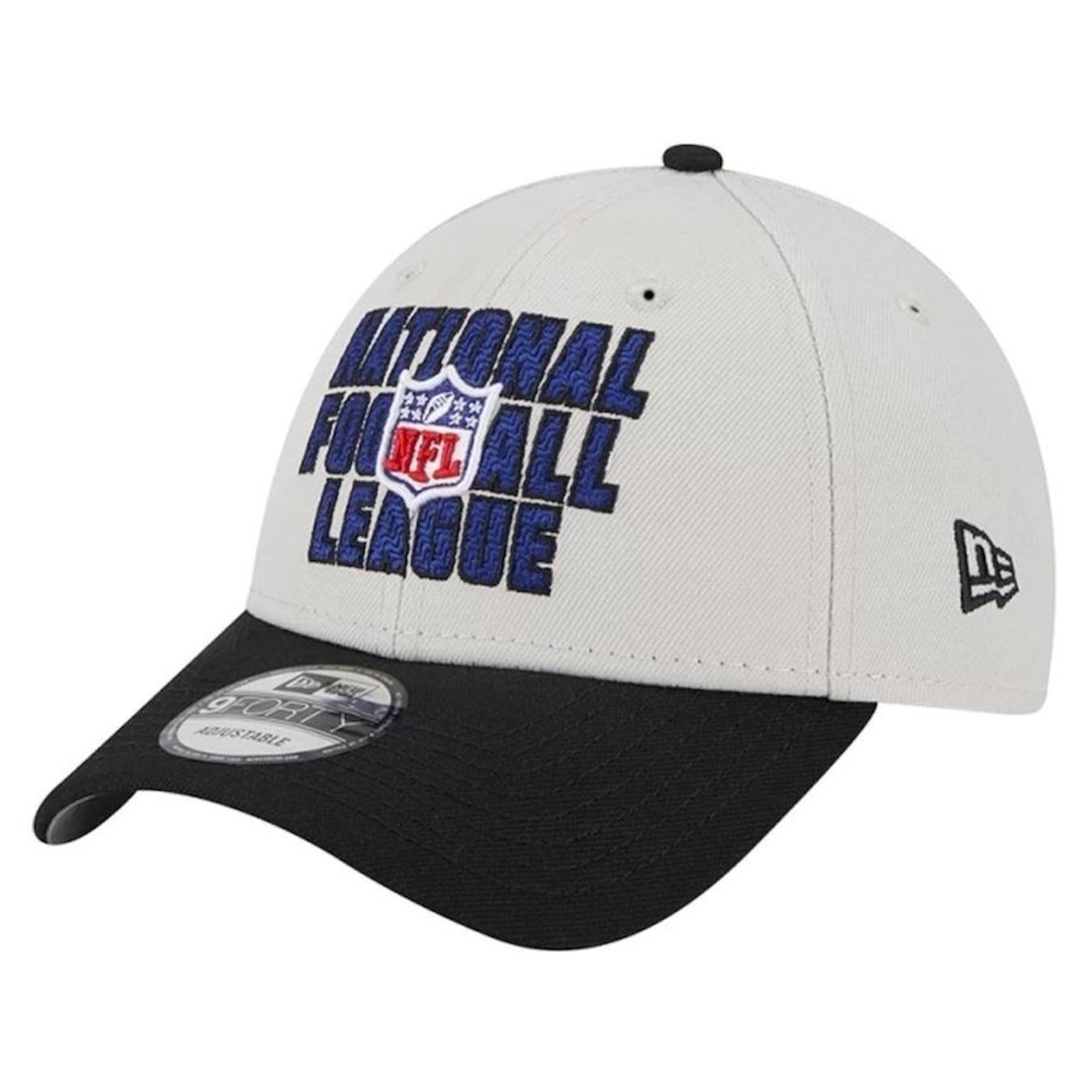 Boné Aba Curva New Era 9Forty NFLlog Draft Bege - Snapback - Adulto - Foto 1