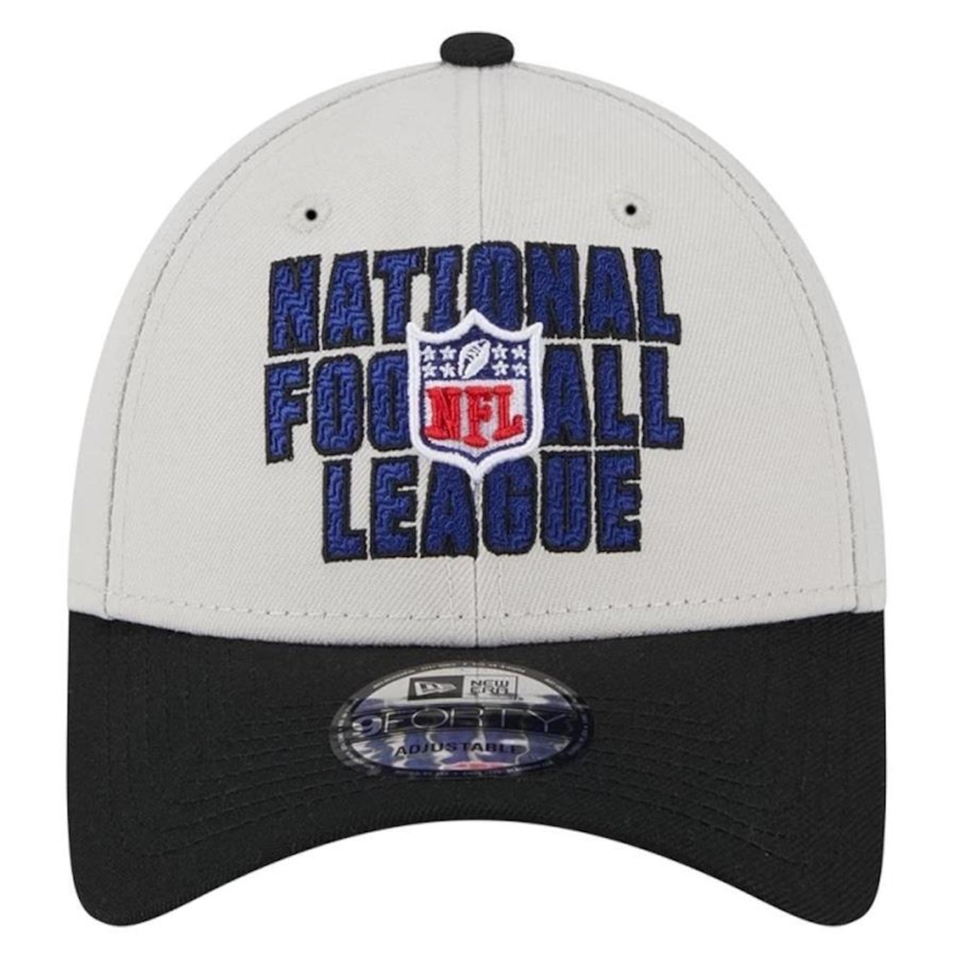 Boné Aba Curva New Era 9Forty NFLlog Draft Bege - Snapback - Adulto - Foto 4