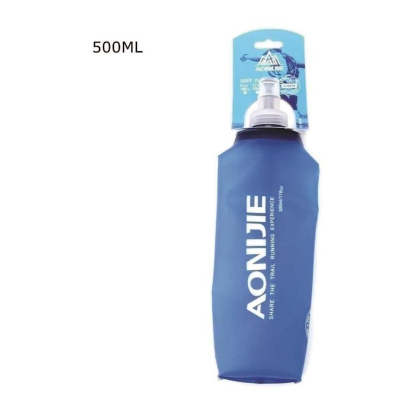 Garrafa Squeeze Aonijie Silicone Soft Dobrável - 500ml - Foto 5