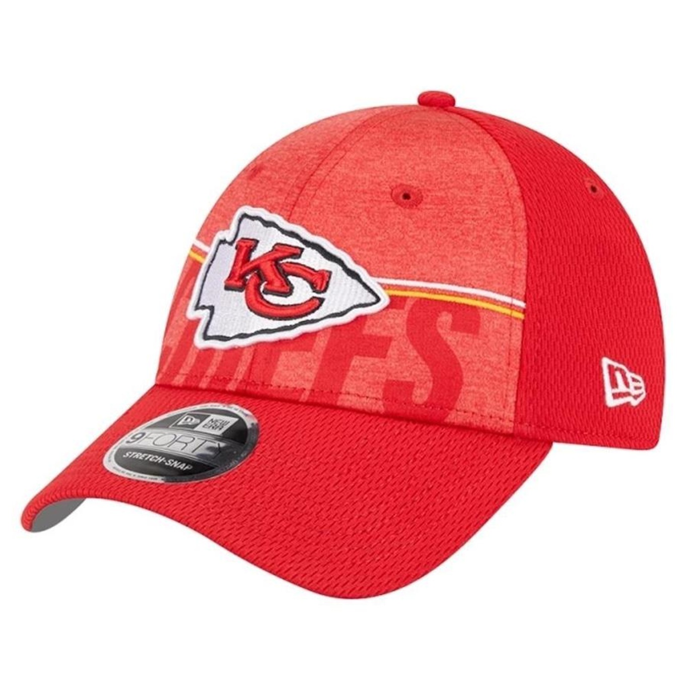 Boné Aba Curva New Era 9Forty Kansas City Chiefs Training - Snapback - Adulto - Foto 2