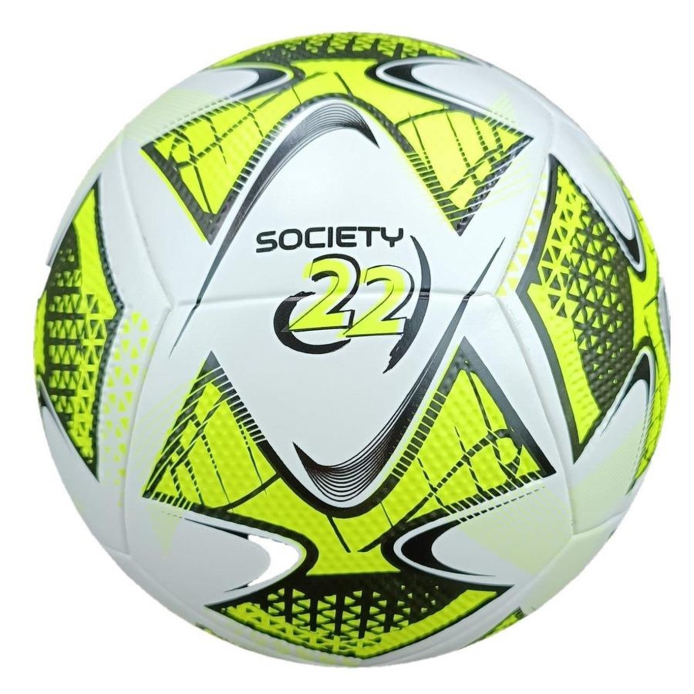 Bola De Futebol Society Slick 2020 Topper Cor Amarelo Neon/Preto