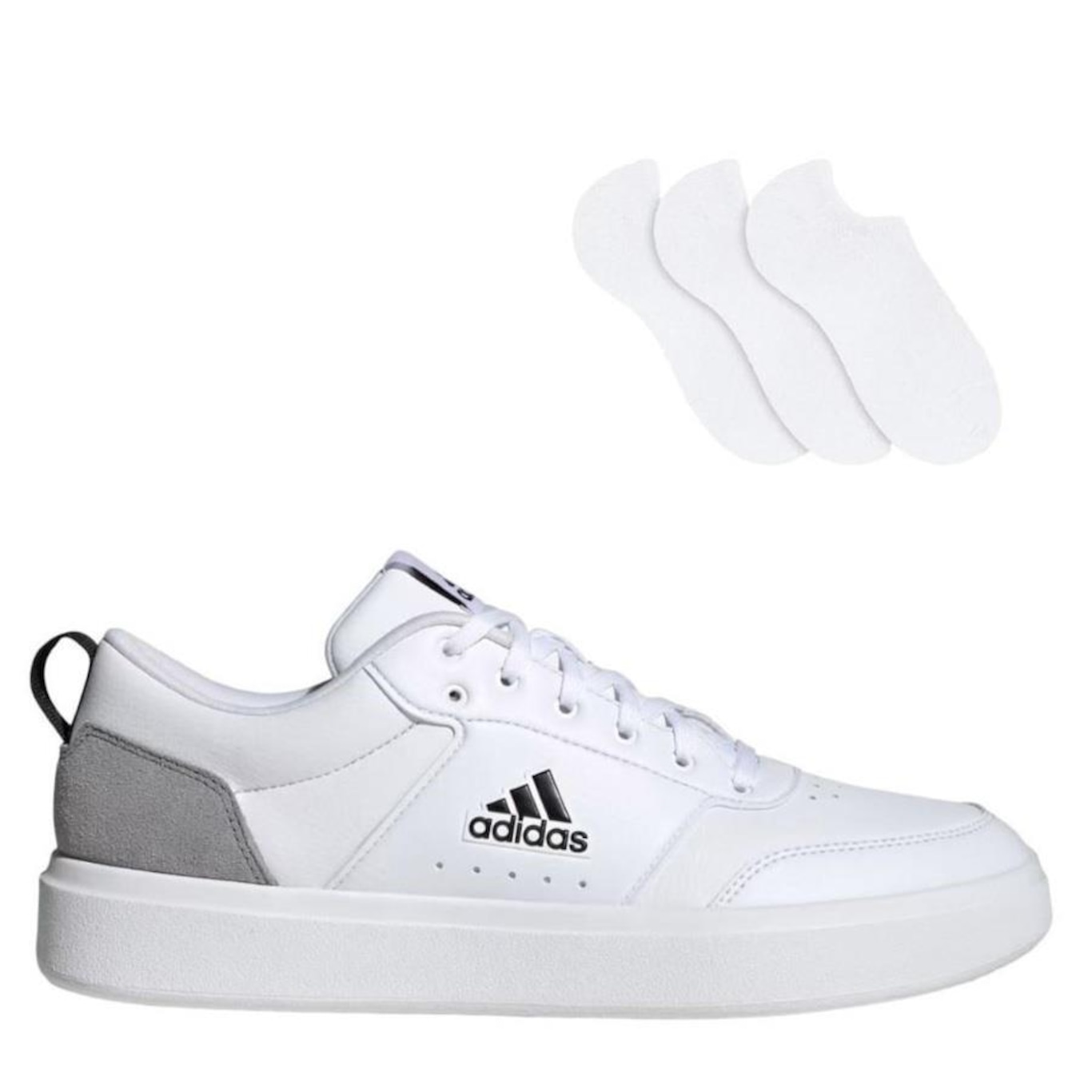 Tênis adidas Park St + 3 Pares de Meias - Masculino - Foto 1