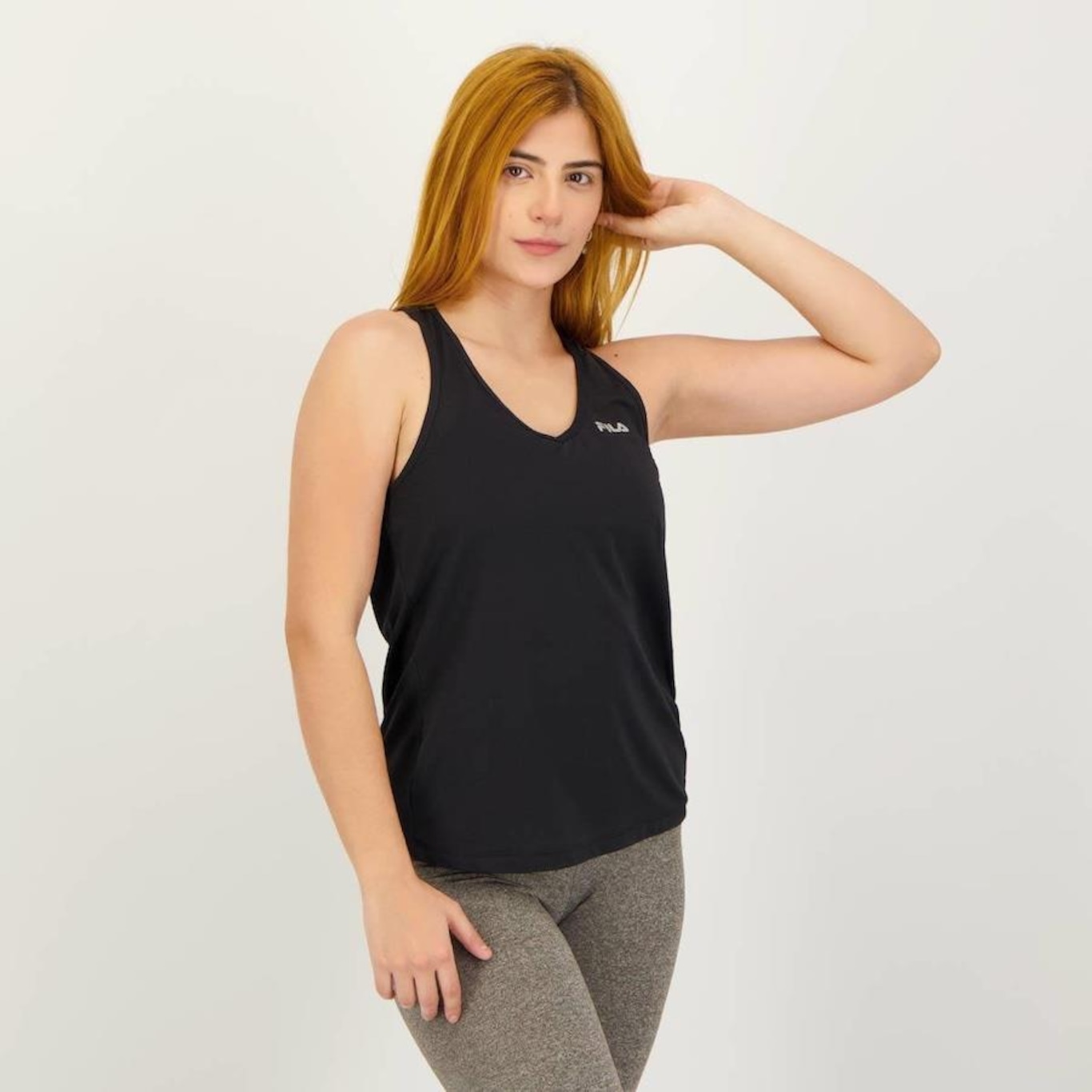 Camiseta Regata Fila Basic Long Freedom - Feminina - Foto 4