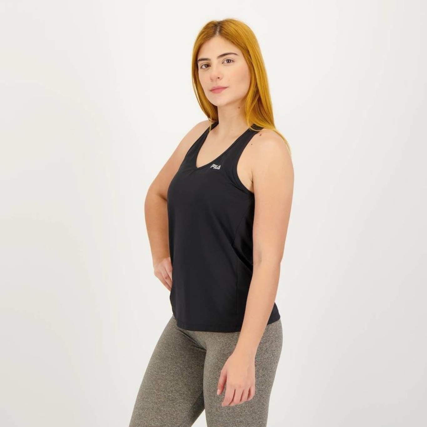 Camiseta Regata Fila Basic Long Freedom - Feminina - Foto 5