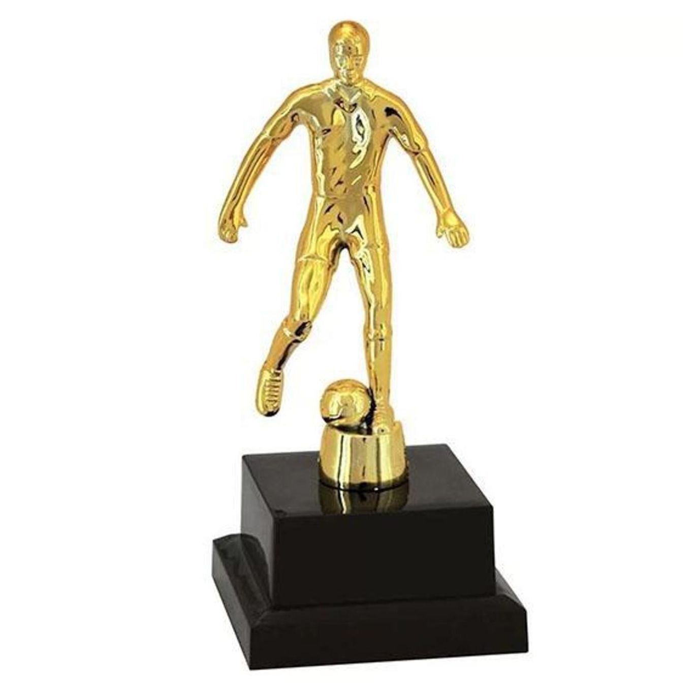 Kit de Troféus Vitória Vencedor Futebol - 17Cm - 3 Unidades - Foto 2