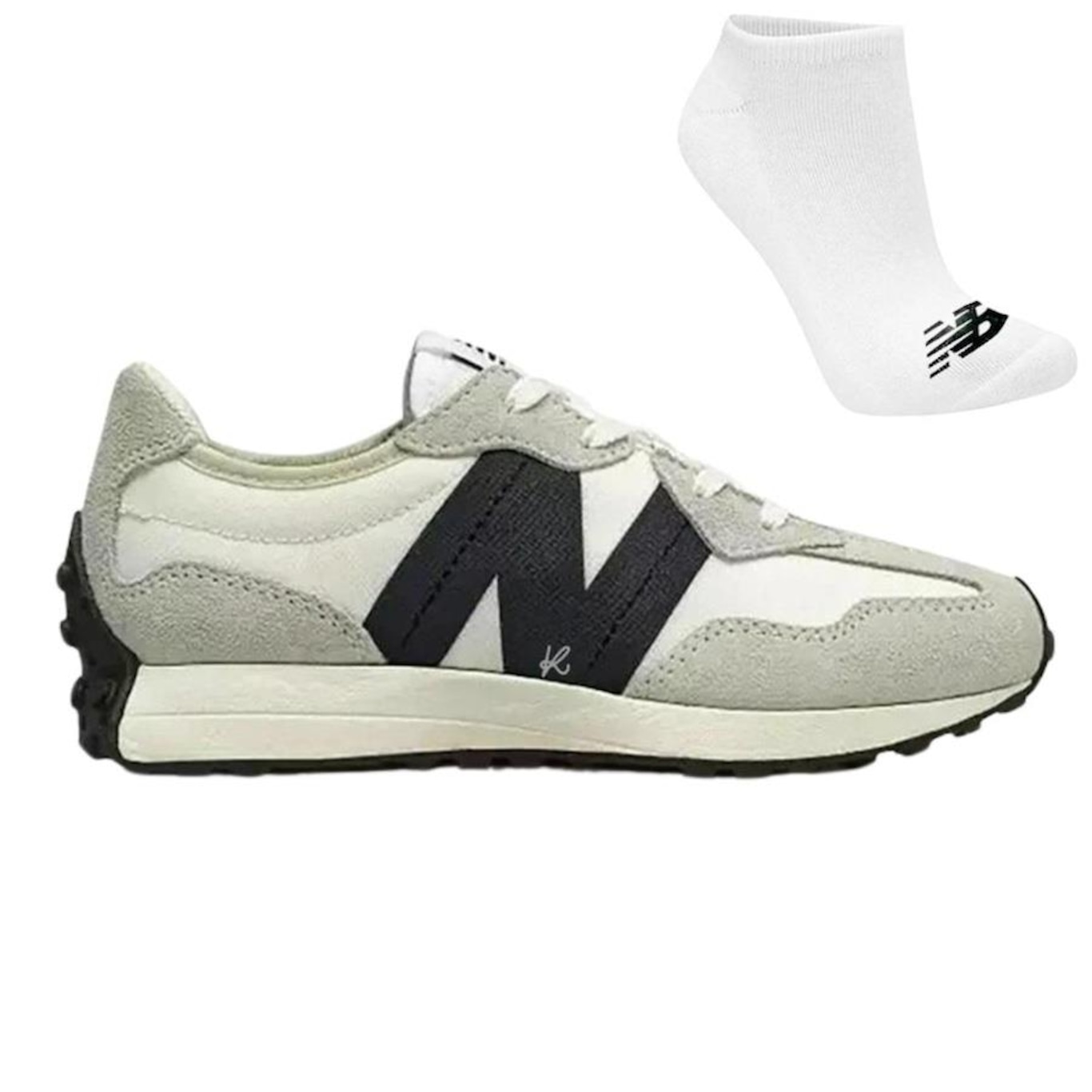 Tênis New Balance 327 V1 + Meia - Masculino - Foto 1