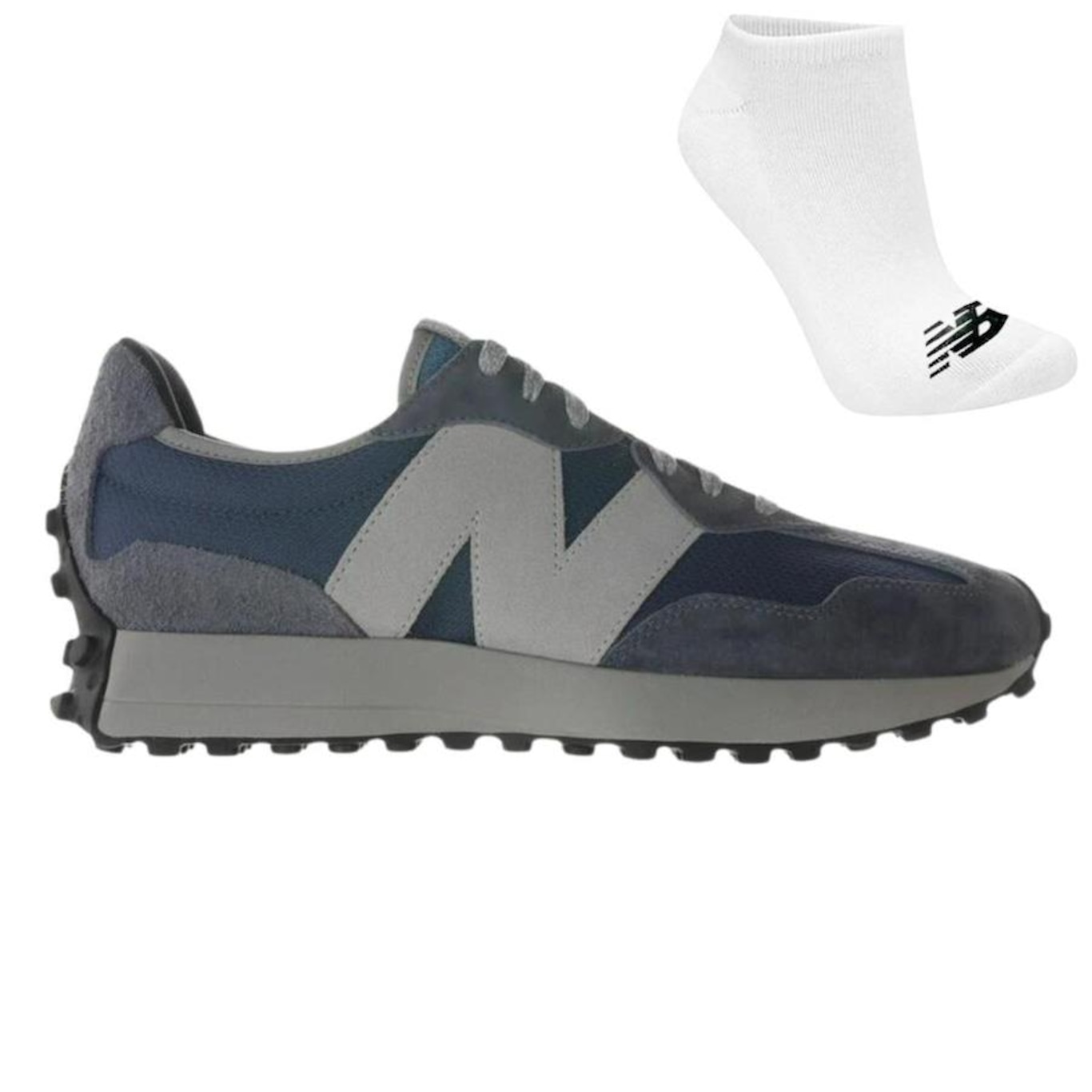 Tênis New Balance 327 V1 + Meia - Masculino - Foto 1