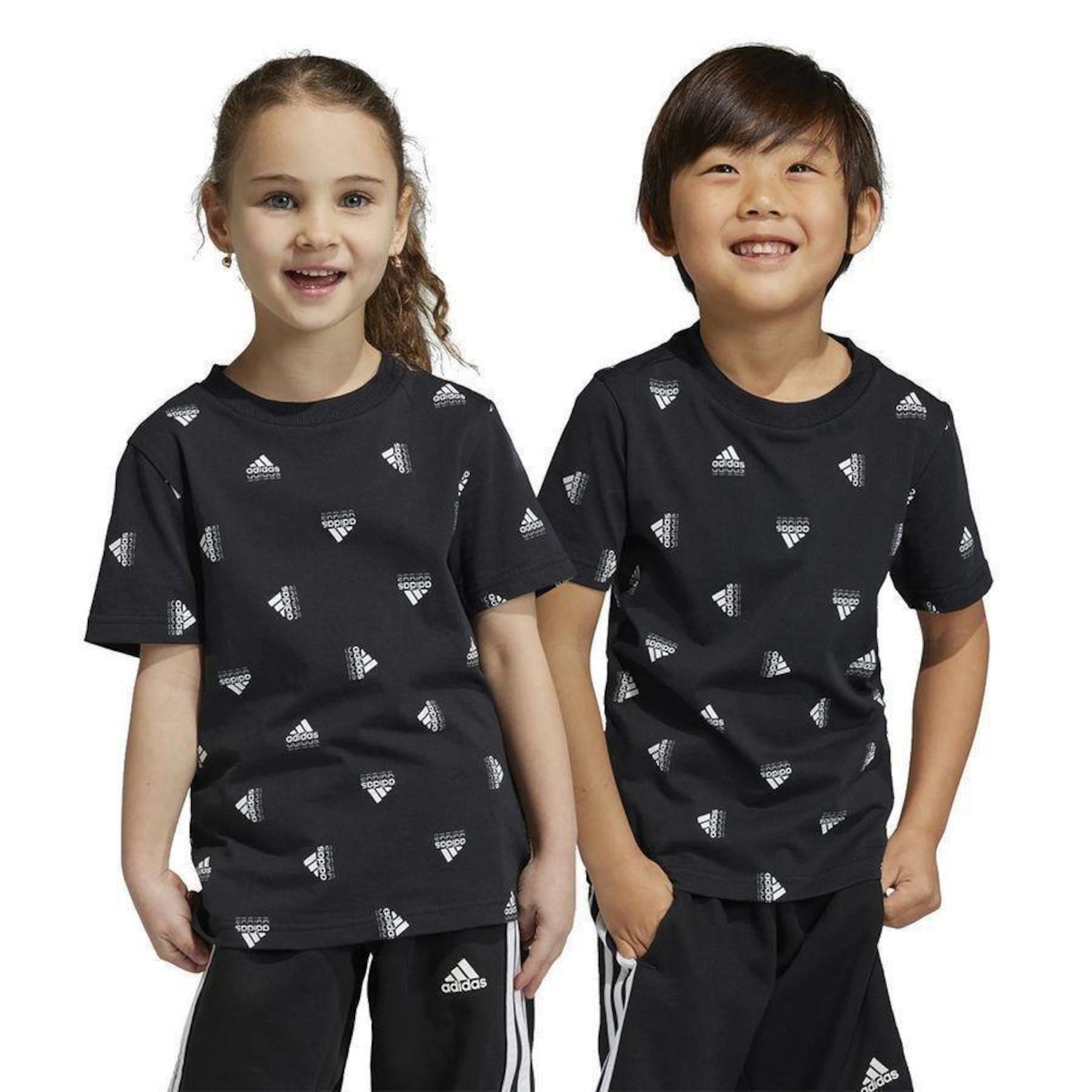 Camiseta adidas Essentials Brand Love - Infantil - Foto 4