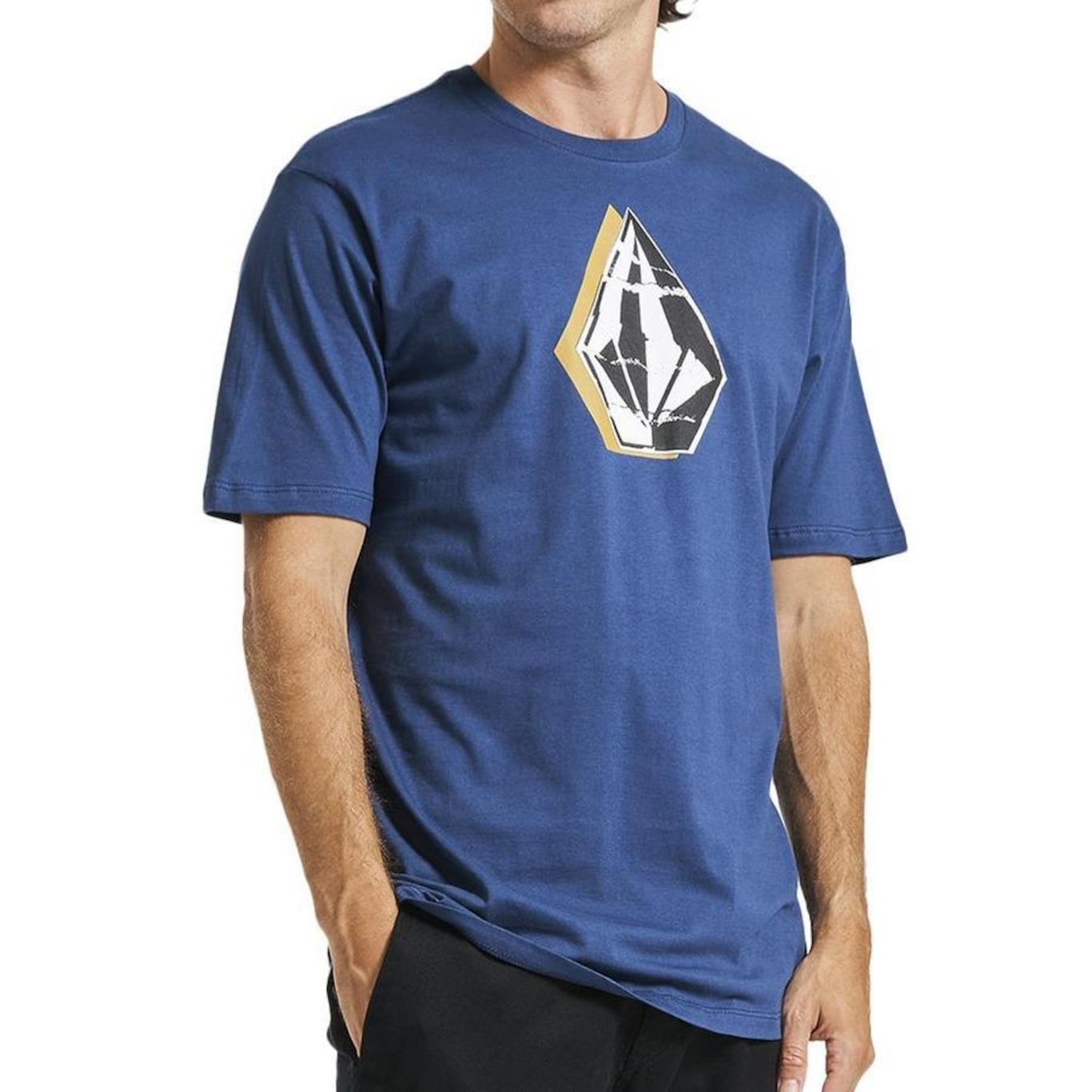 Camiseta Volcom Slightly Removed Wt23 - Masculina - Foto 1