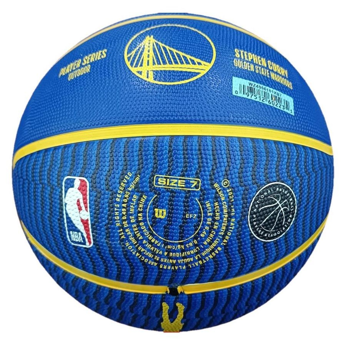 Bola Basquete Wilson NBA Player Icon Stephen Curry Azul - NOTREINO –  Produtos Oficiais - Loja Virtual