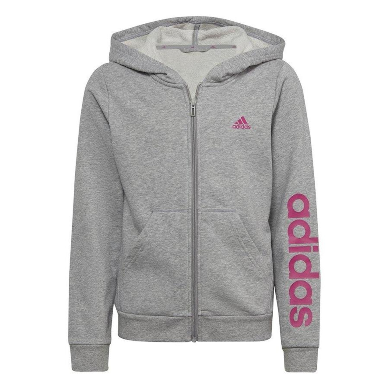 Jaqueta com Capuz adidas Essentials - Infantil - Foto 1