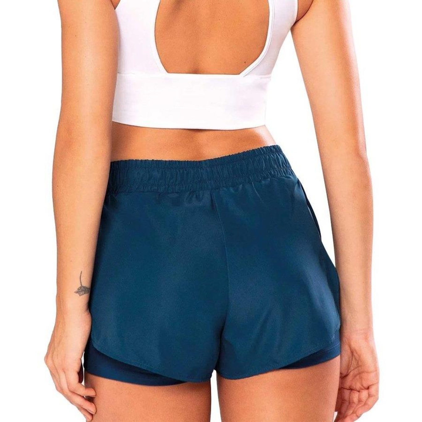 Shorts Alto Giro 2 Em 1 Opaque Feminino - Foto 2