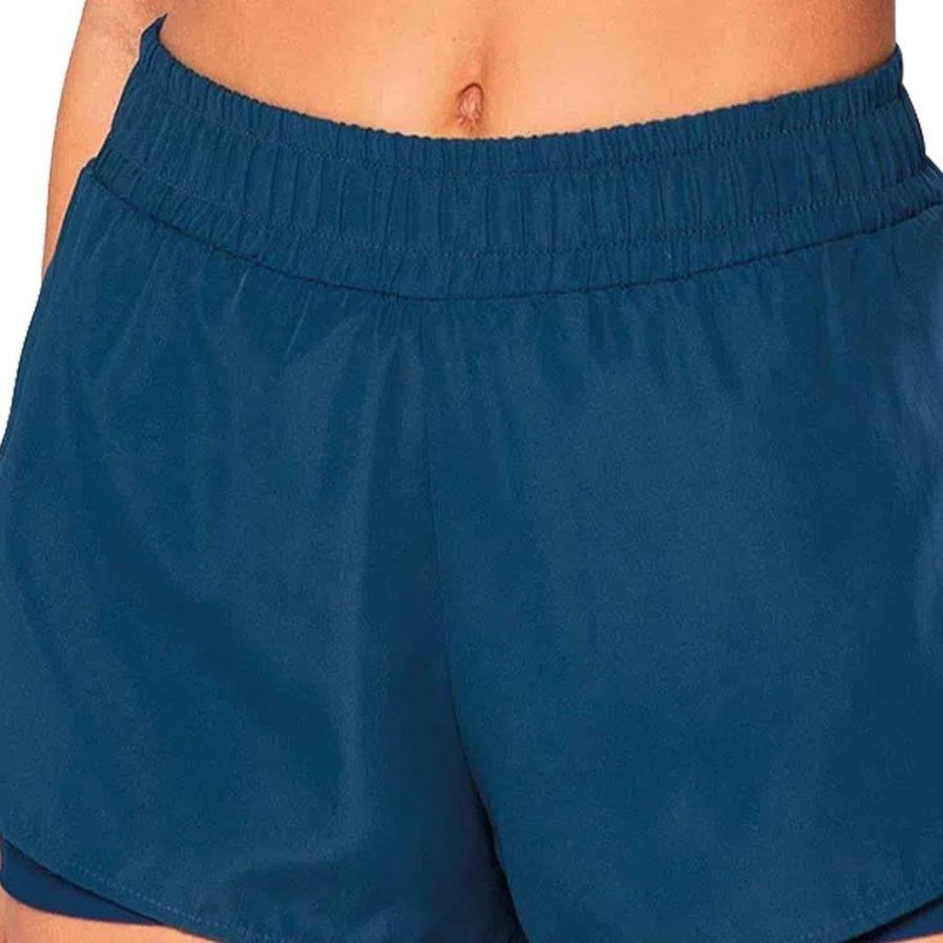 Shorts Alto Giro 2 Em 1 Opaque Feminino - Foto 3