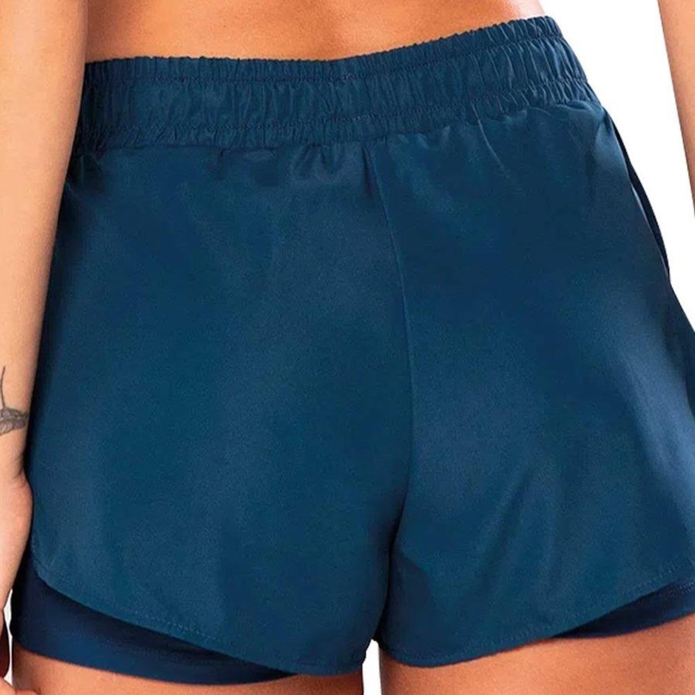 Shorts Alto Giro 2 Em 1 Opaque Feminino - Foto 4