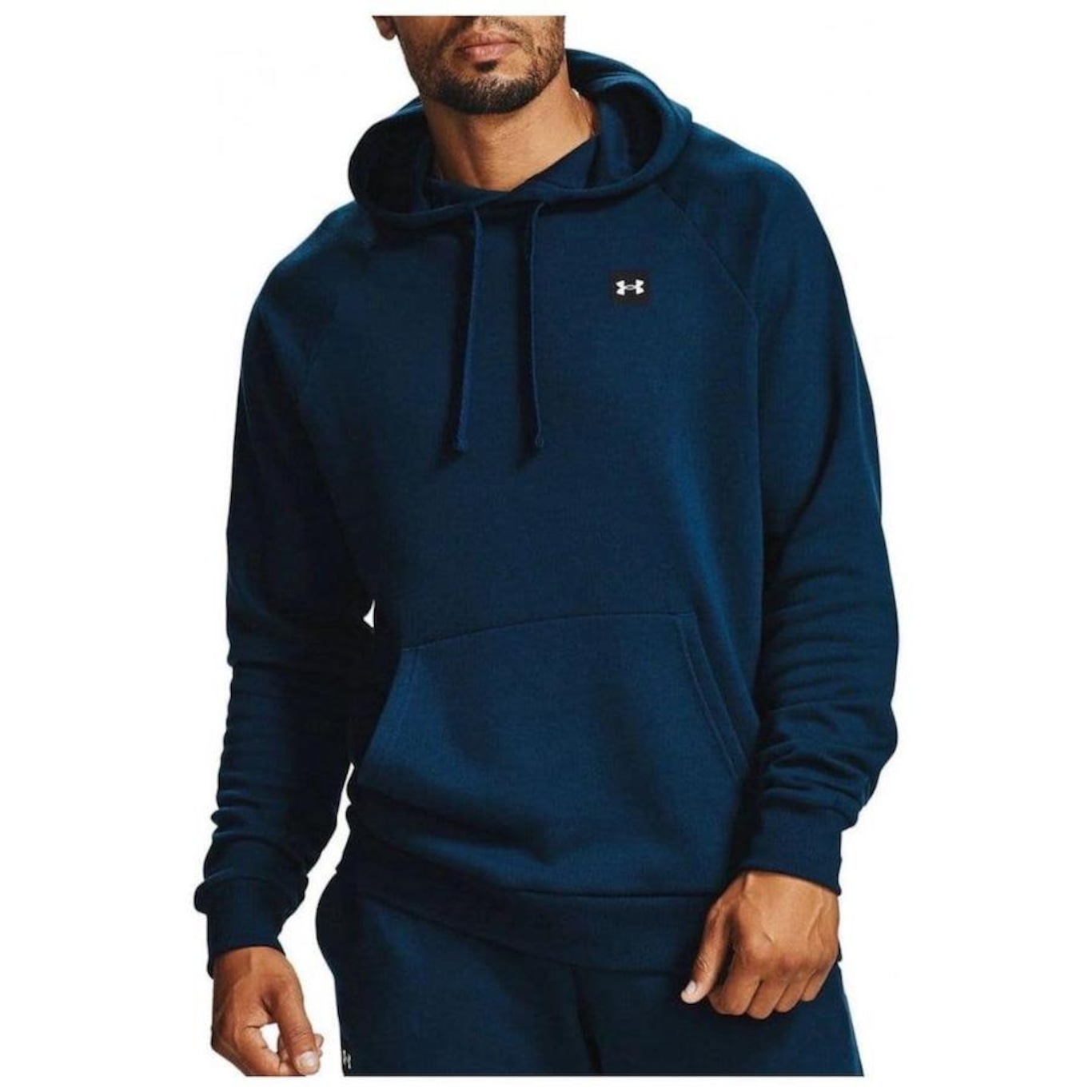 Blusão de Moletom com Capuz Under Armour Rival Fleece Hoodie - Masculino - Foto 3