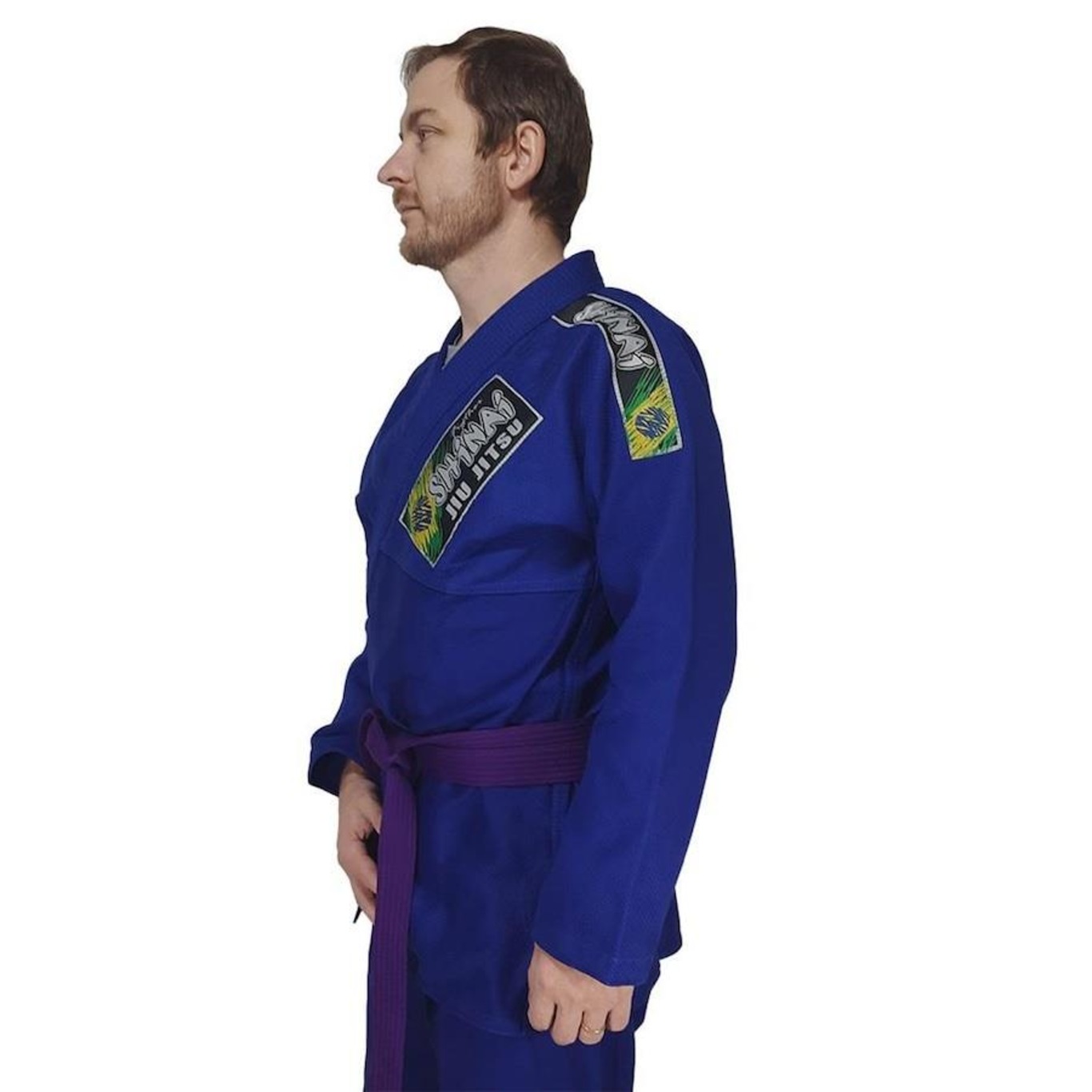 Kimono de Jiu-Jitsu Shinai Premium Trançado - Adulto - Foto 3