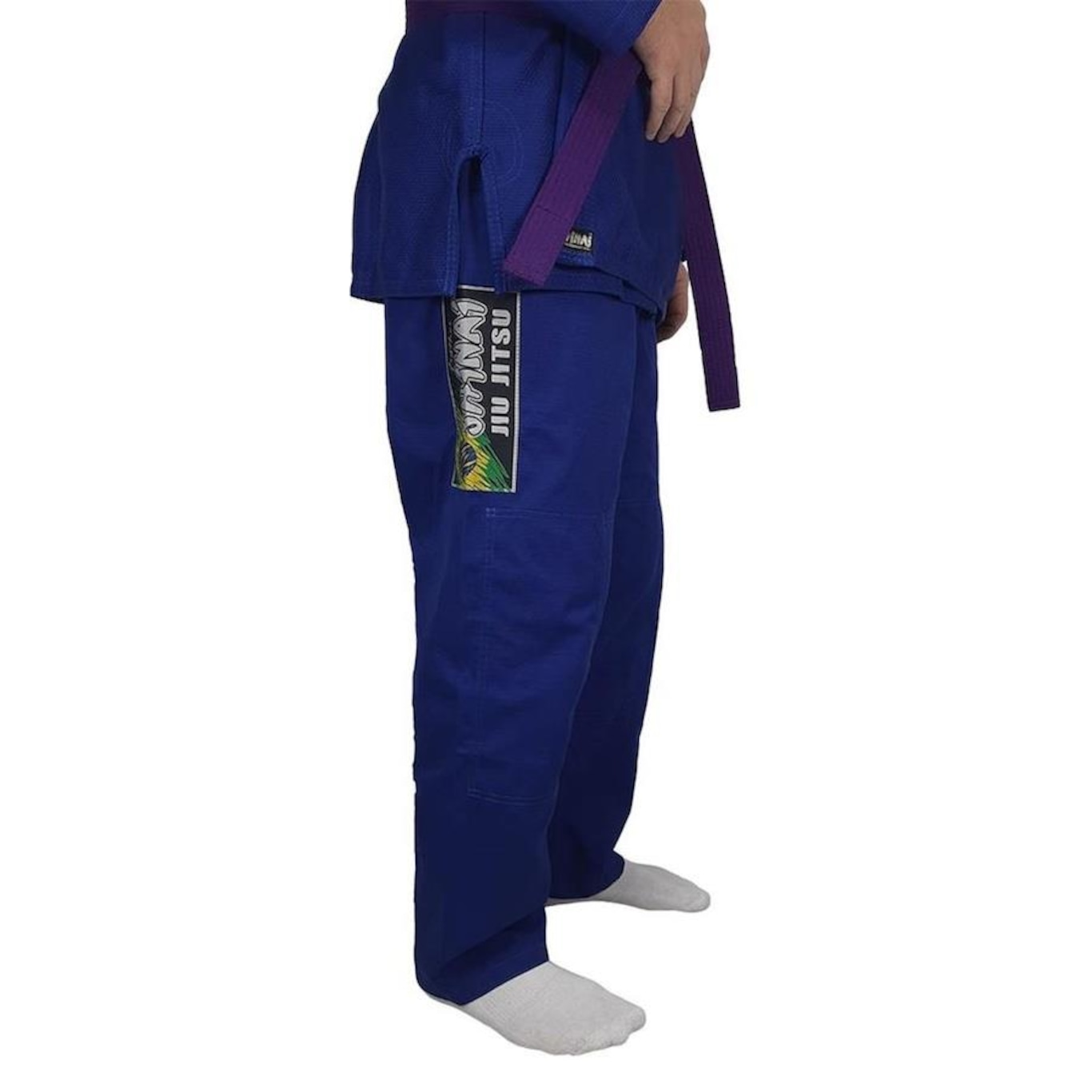 Kimono de Jiu-Jitsu Shinai Premium Trançado - Adulto - Foto 4