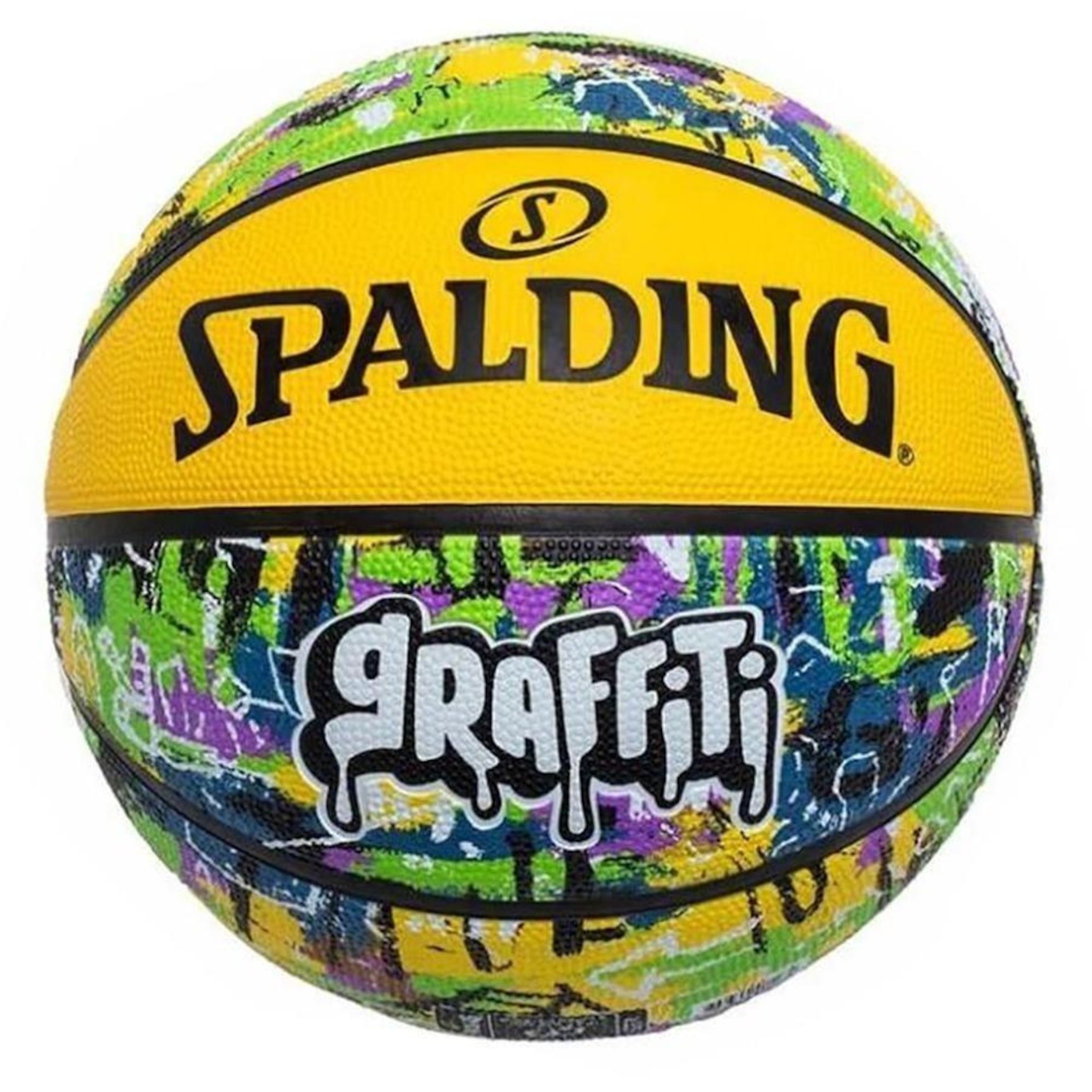 Bola Basquete Spalding Graffiti Borracha Unissex - Foto 3