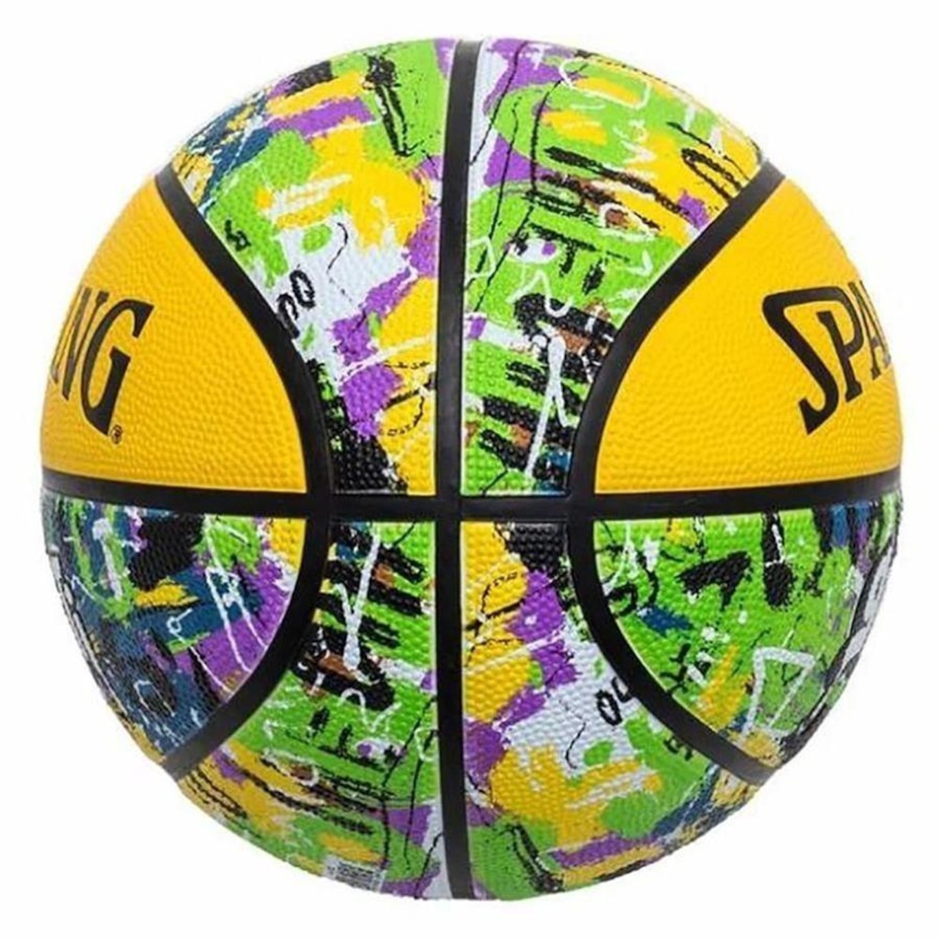 Bola Basquete Spalding Graffiti Borracha Unissex - Foto 4