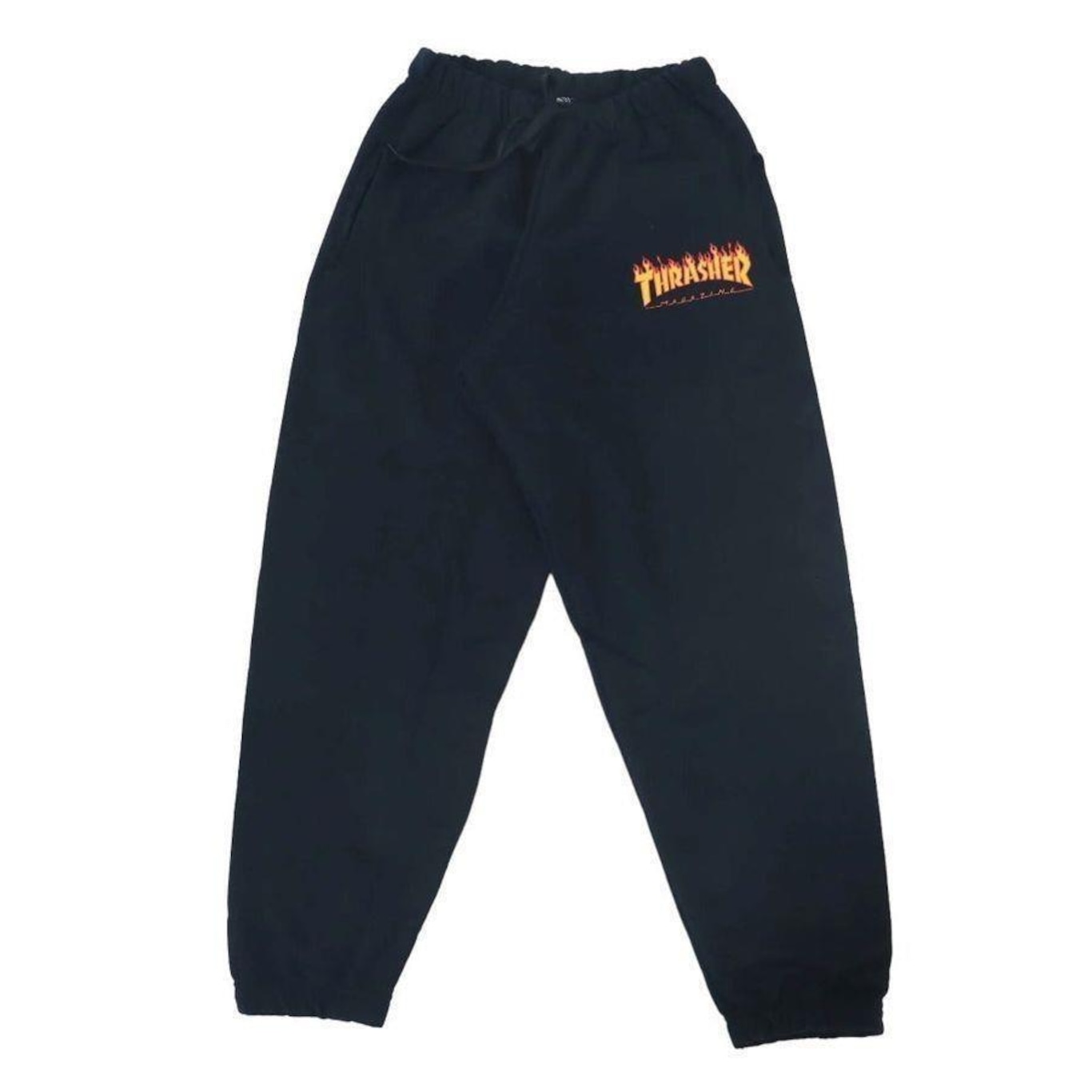 Calça De Moletom Thrasher Flame Mini Logo - Masculina - Foto 1