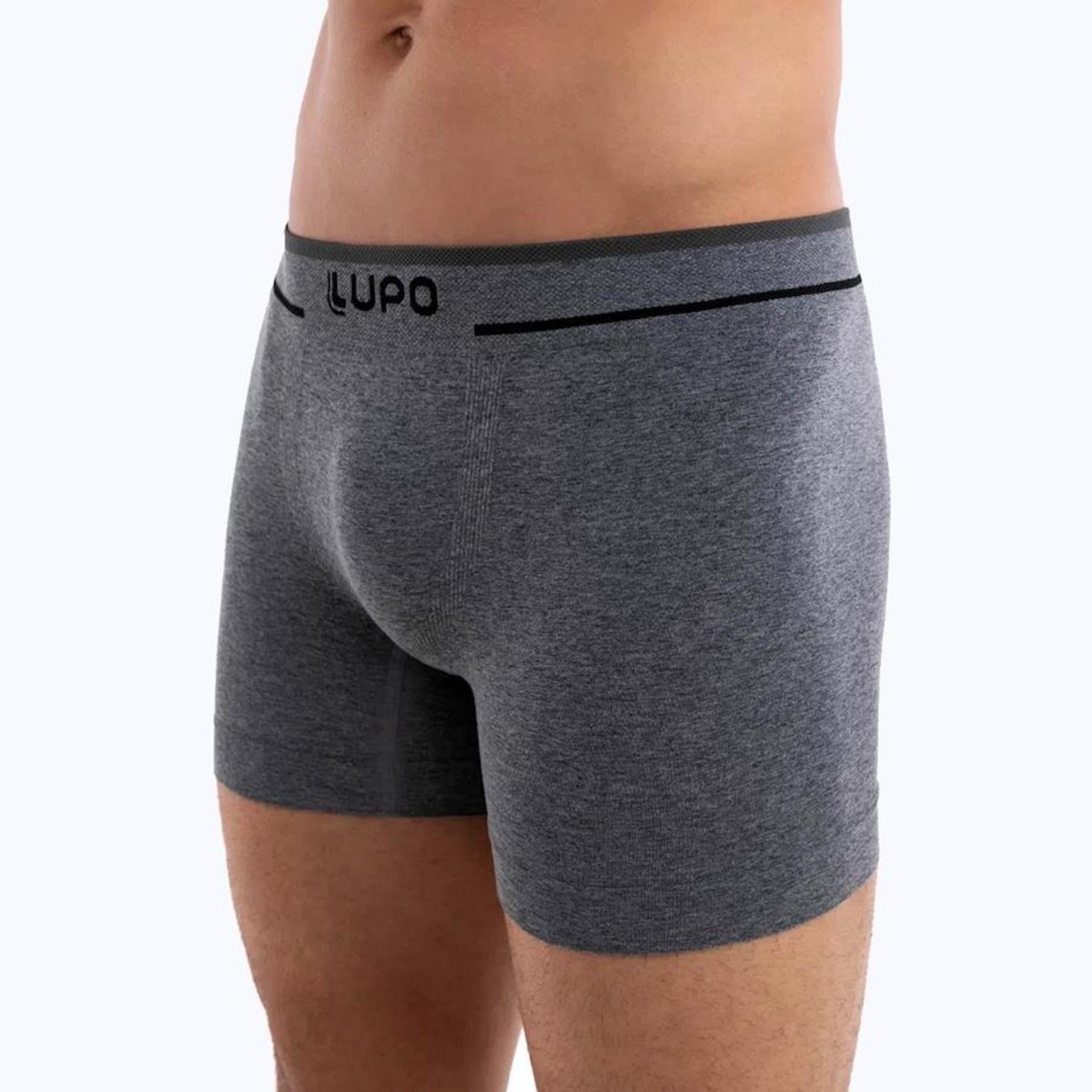 Cueca Boxer Lupo sem Costura - Masculina - Foto 2