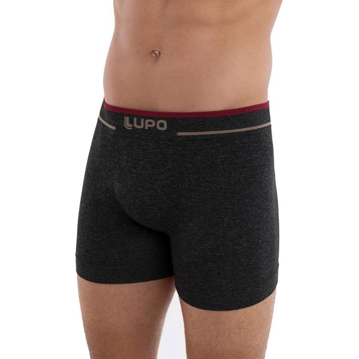 Cueca Boxer Lupo sem Costura - Masculina - Foto 2