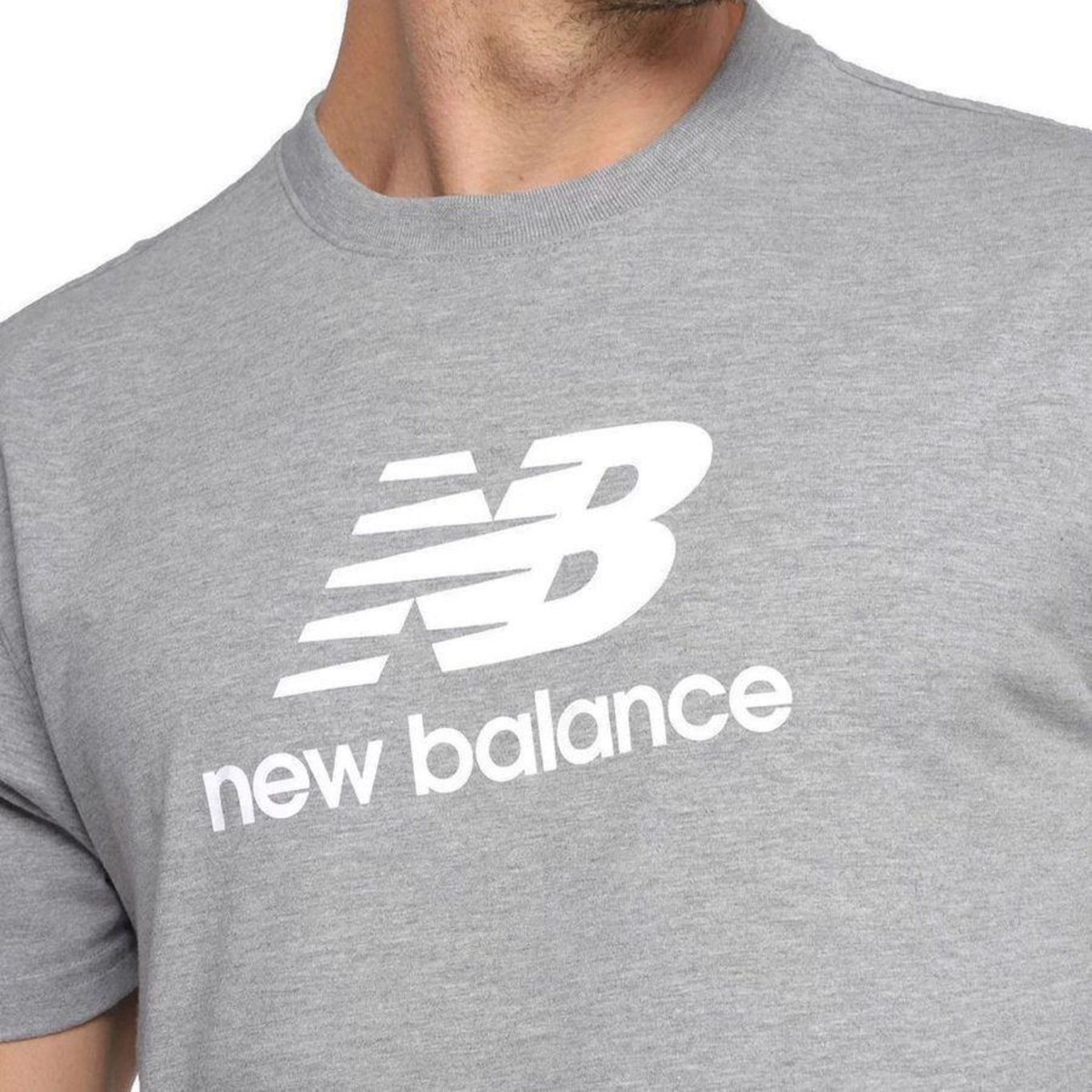 Camiseta New Balance Essentials - Masculina - Foto 1