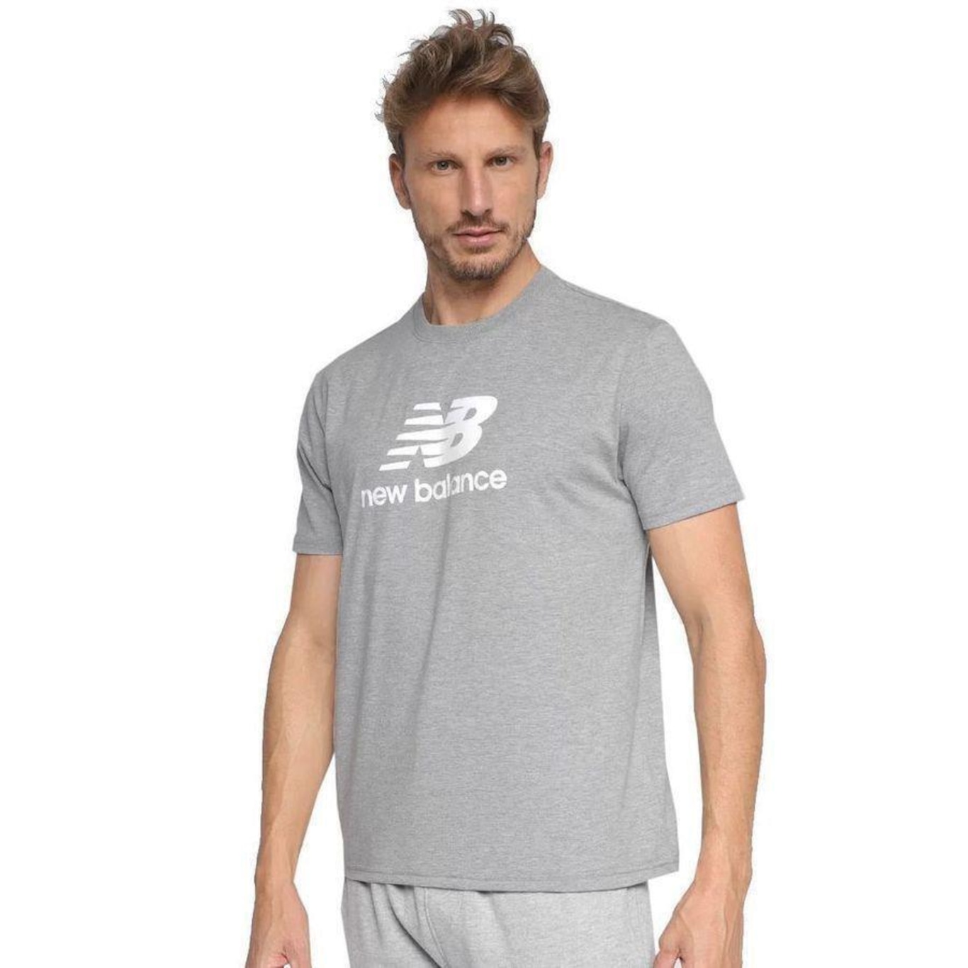 Camiseta New Balance Essentials - Masculina - Foto 4