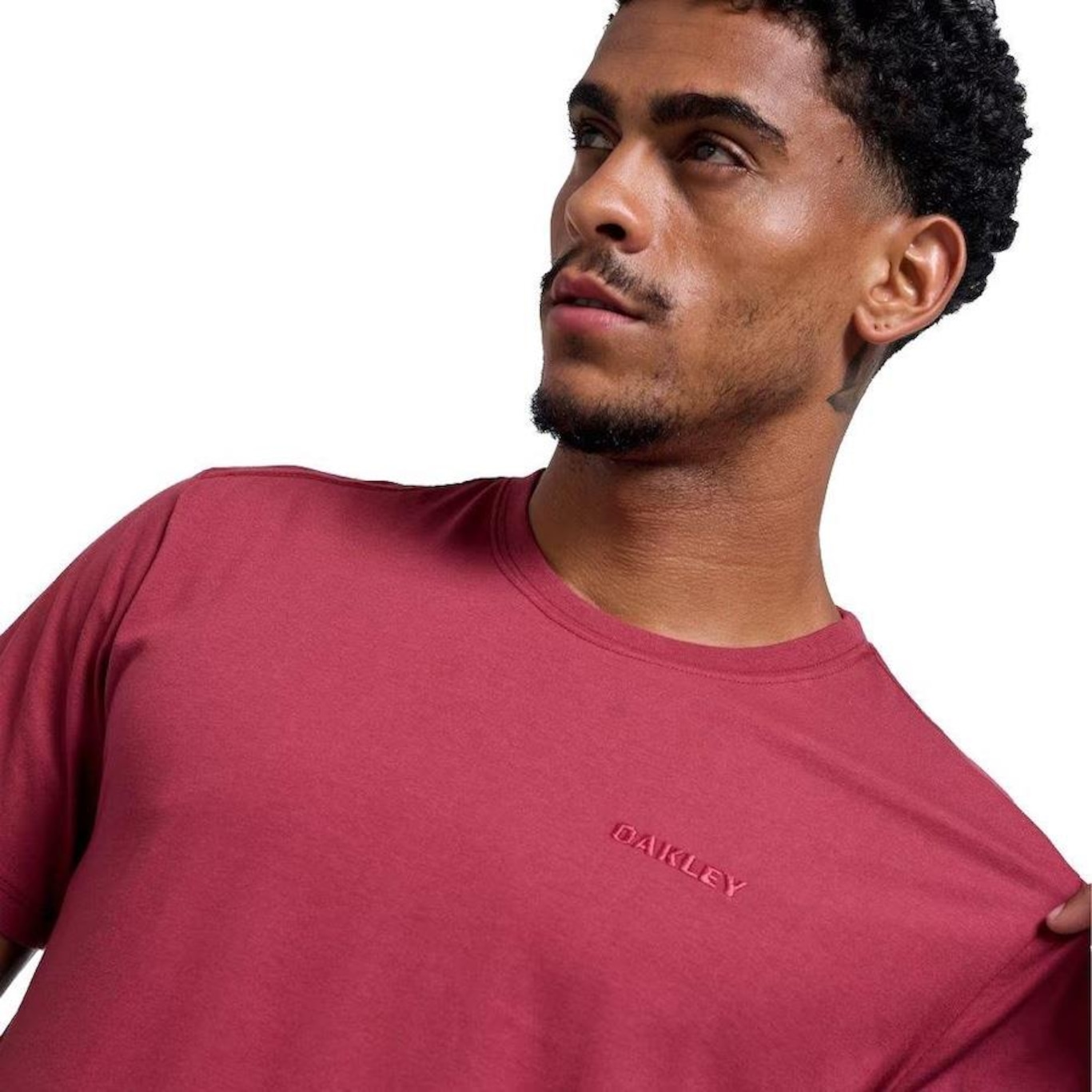 Camiseta Oakley Sports Masculina - Vinho