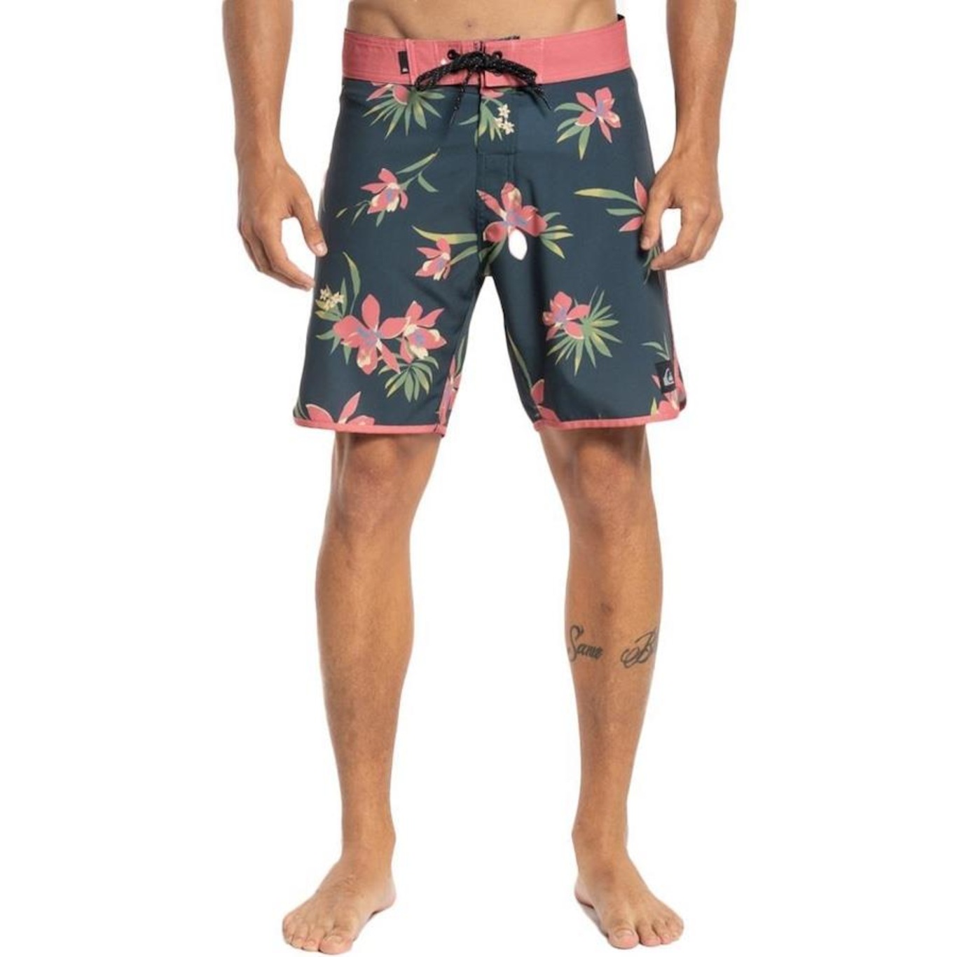 Bermuda Quiksilver Swell Scallop Flower 18 Wt23 - Masculina - Foto 2