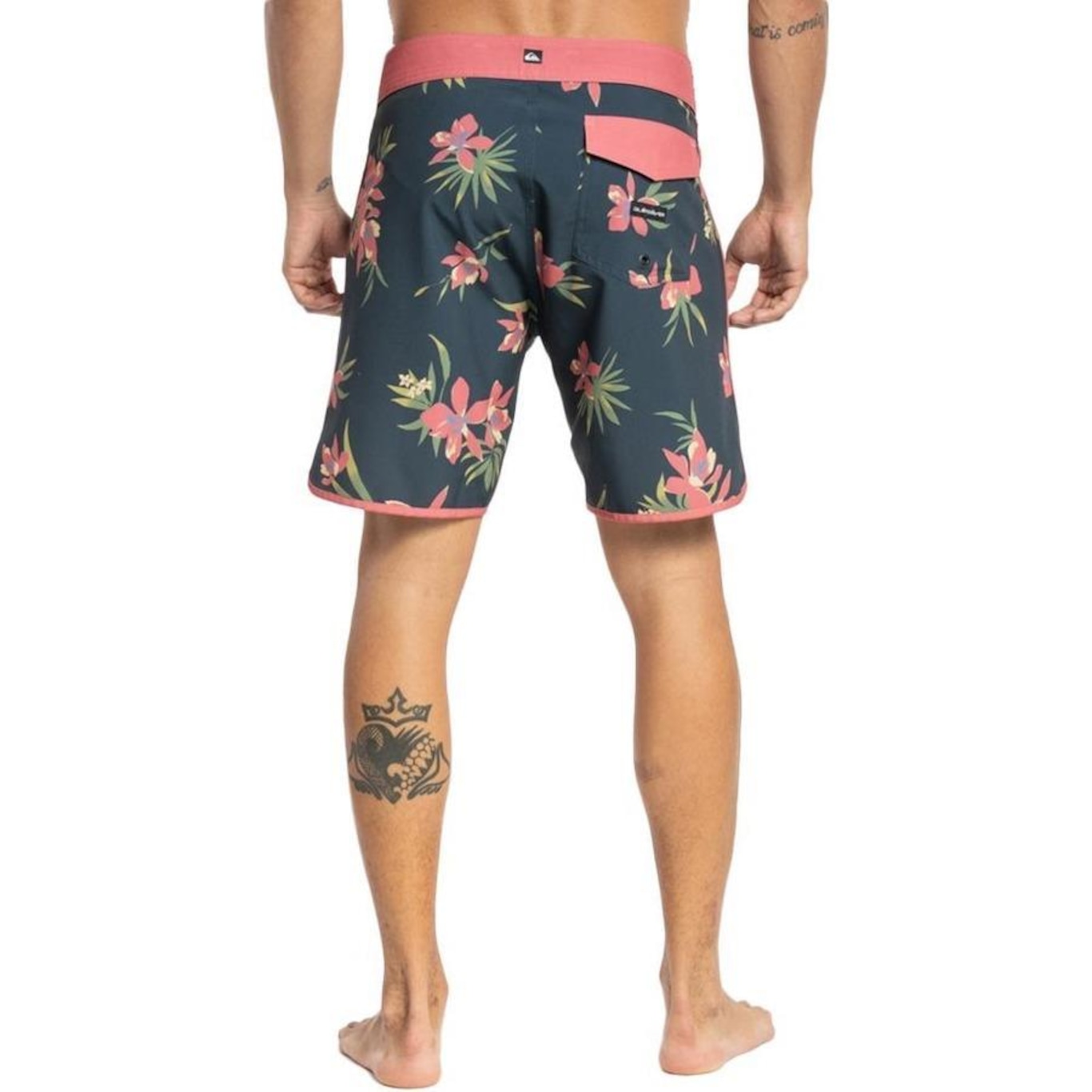 Bermuda Quiksilver Swell Scallop Flower 18 Wt23 - Masculina - Foto 3