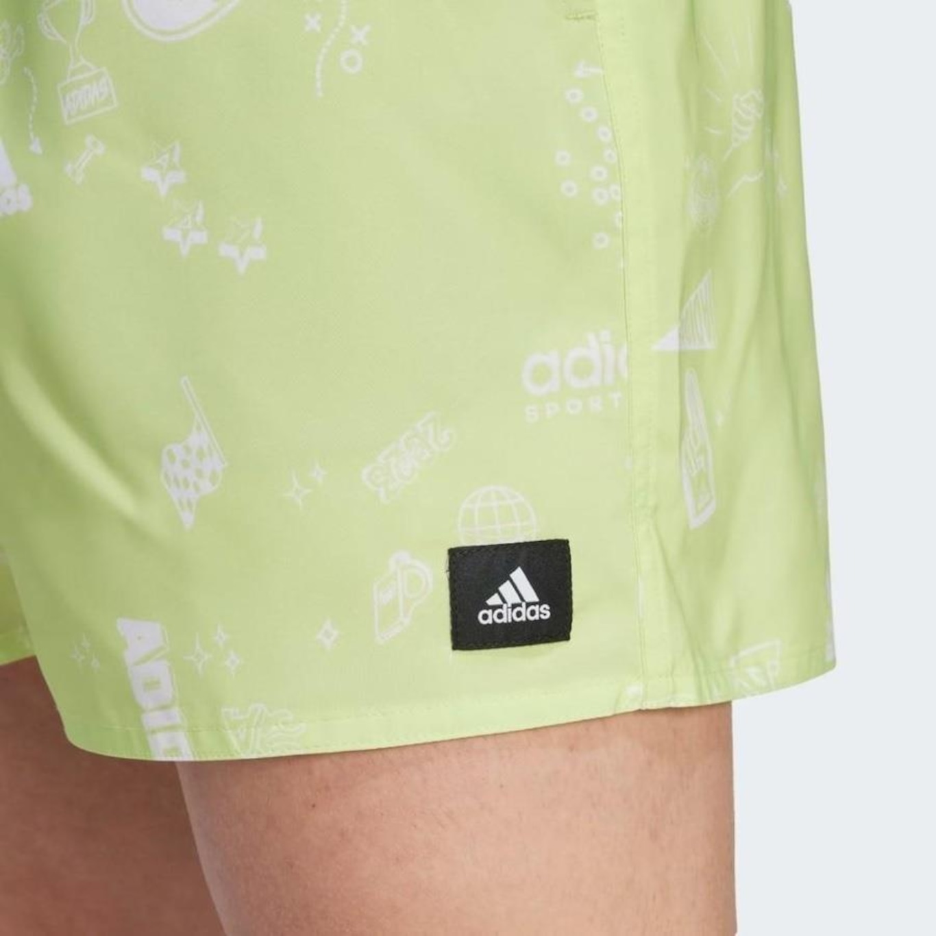 Shorts adidas Brand Love Clx Sl - Masculino - Foto 4