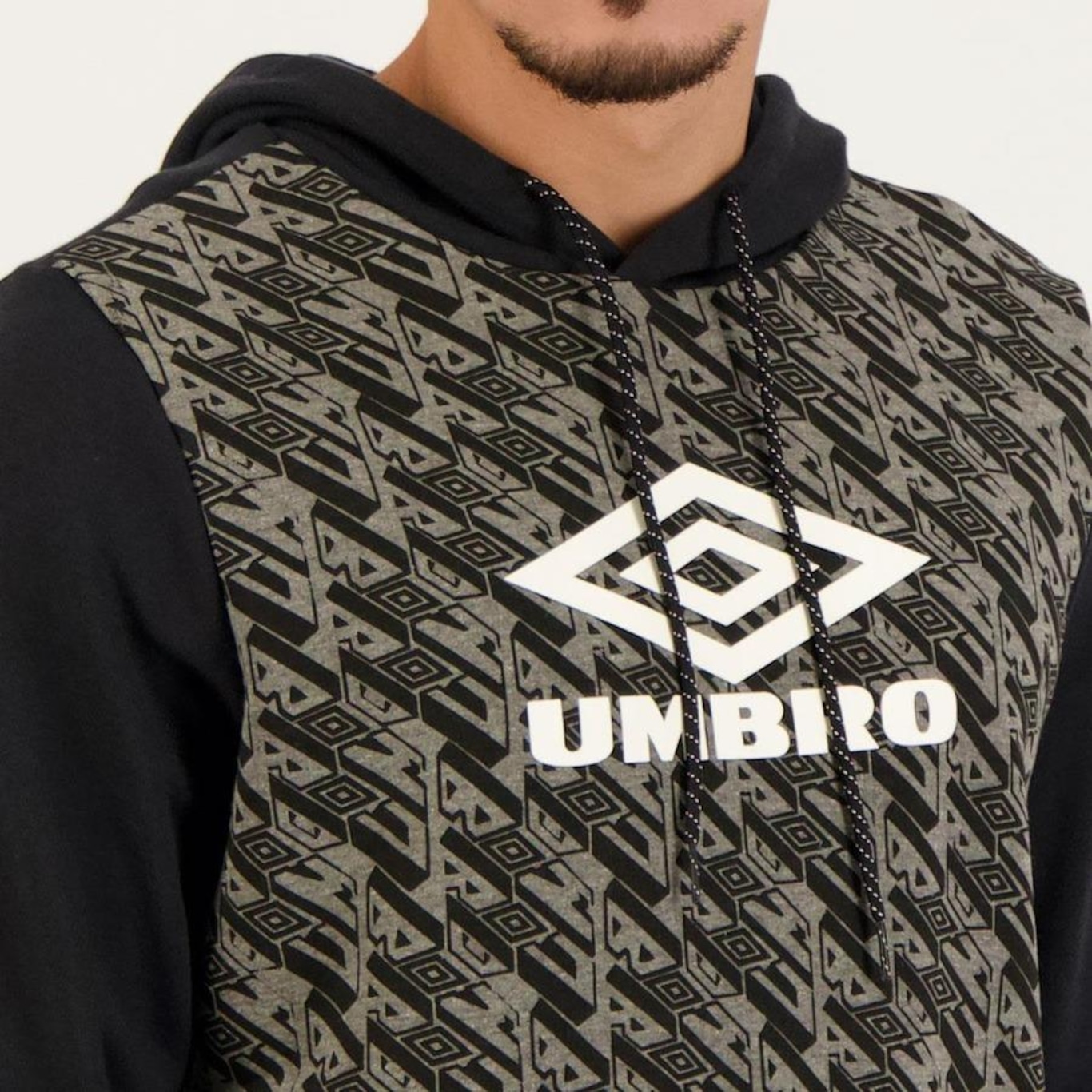 Blusão de Moletom com Capuz Umbro Graphic Club - Masculino - Foto 4