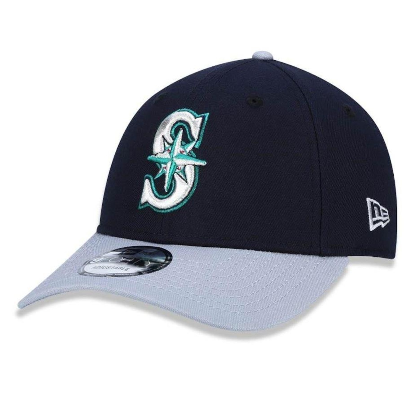 Boné New Era Seattle Mariners 940 Team Color - Snapback - Adulto - Foto 5