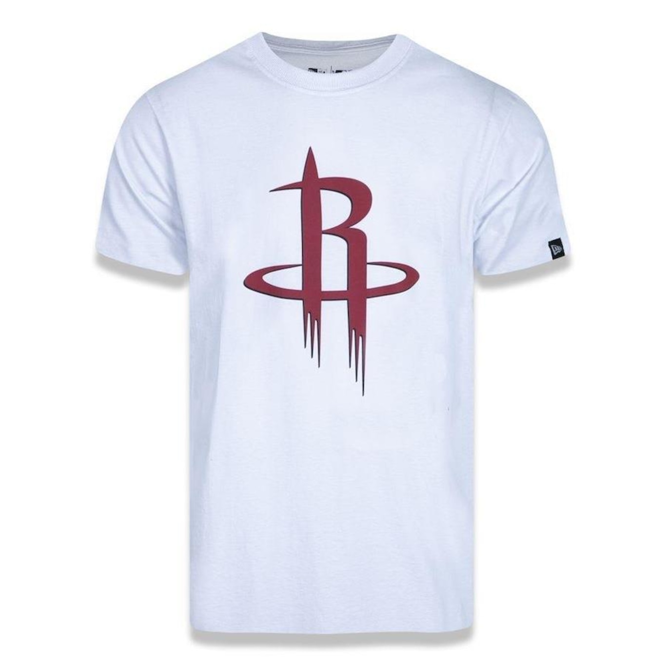 Camiseta New Era Houston Rockets Basic Logo Nba - Masculina - Foto 1