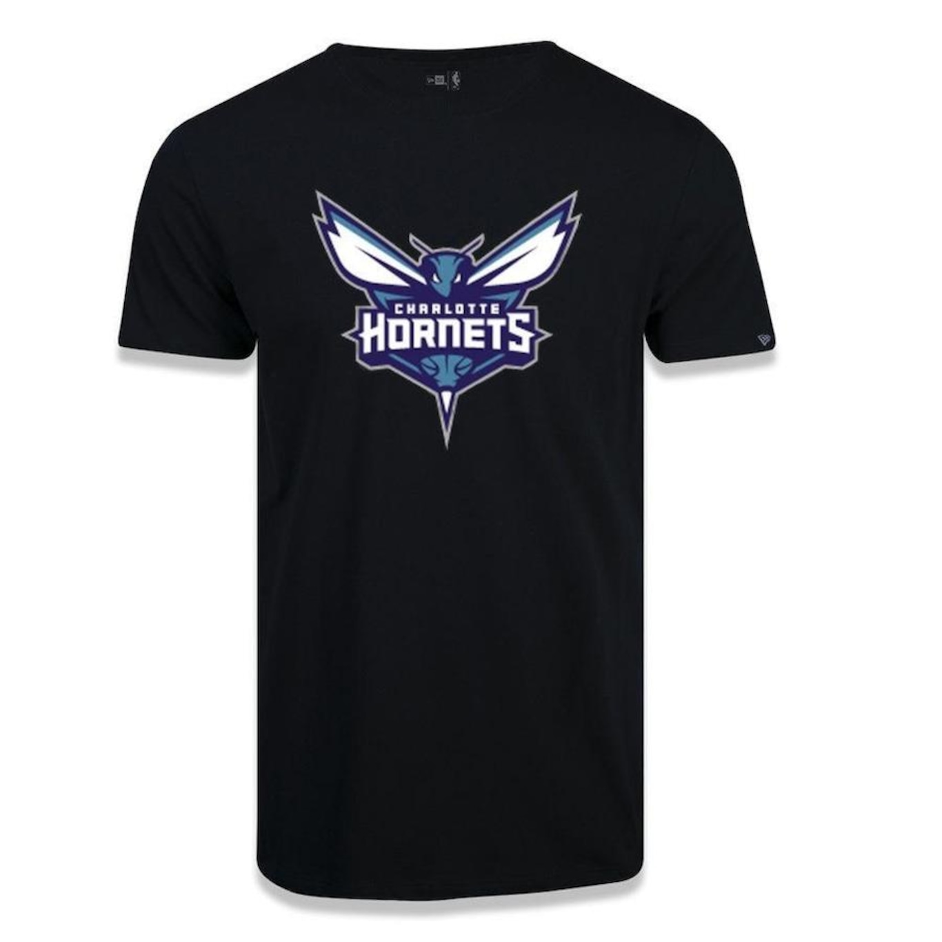 Camiseta New Era Charlotte Hornets Basic Logo Nba - Masculina - Foto 1