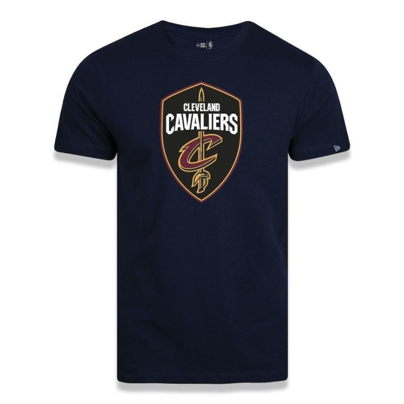 Camiseta New Era Cleveland Cavaliers Basic Logo Nba - Masculina - Foto 1