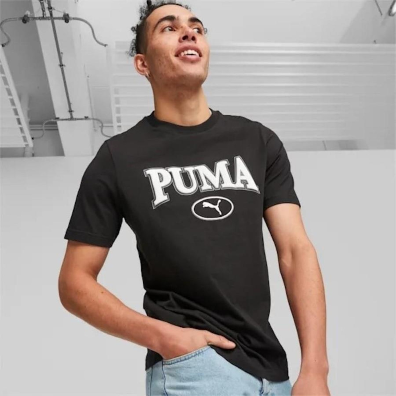 Camiseta Puma Squad Tee - Masculina - Foto 3