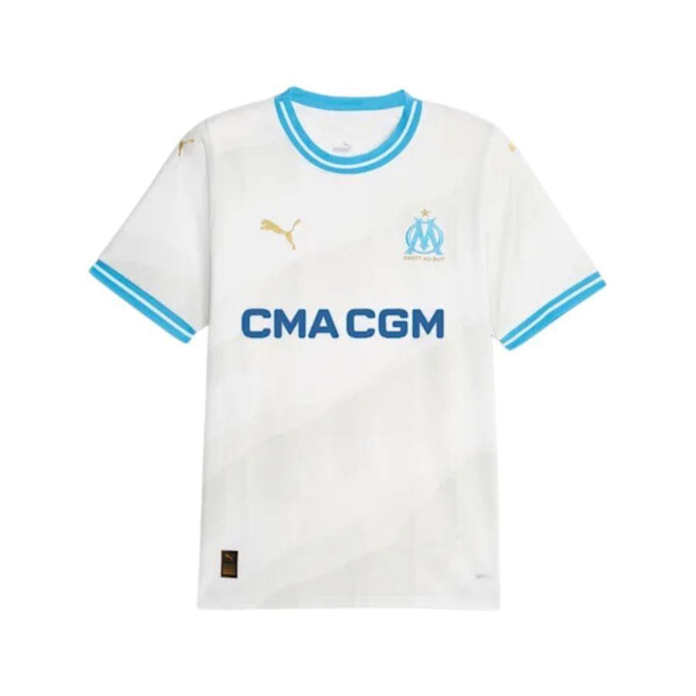 Camisa Olympique de Marseille I 23/24 Puma - Masculina - Foto 1