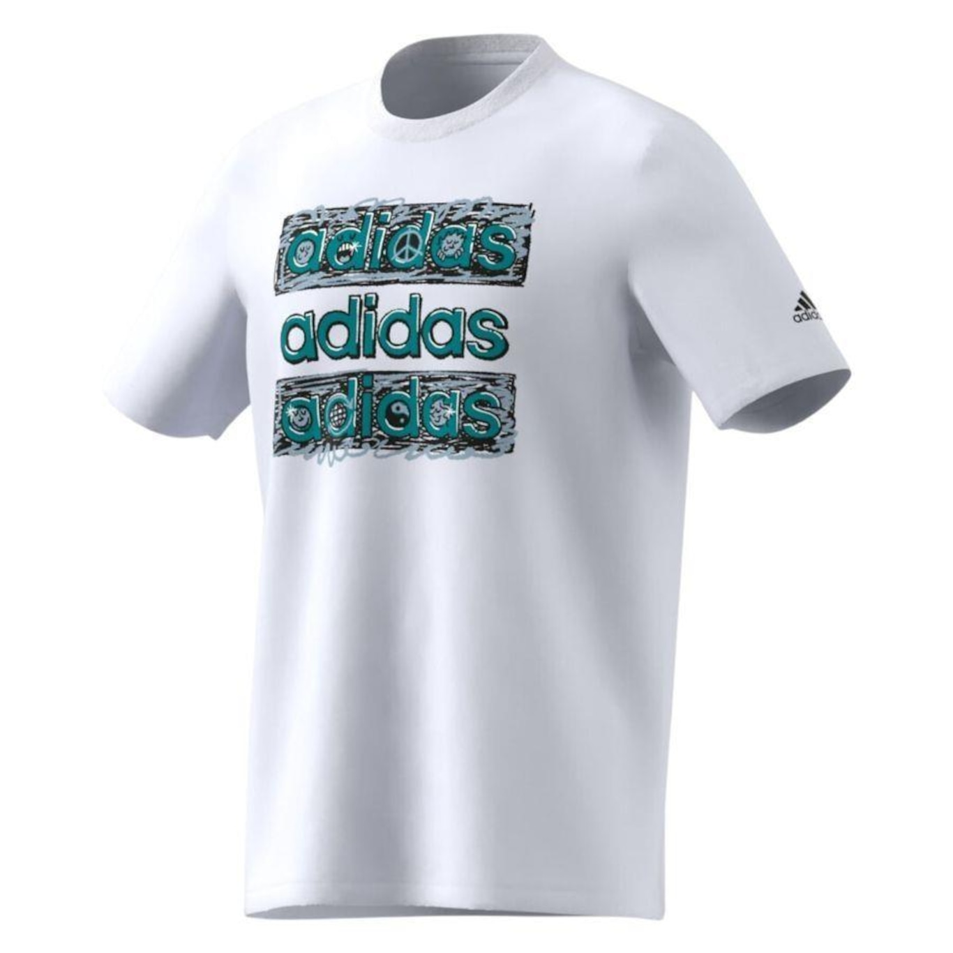 Camiseta adidas Dream Doodle - Masculina - Foto 2