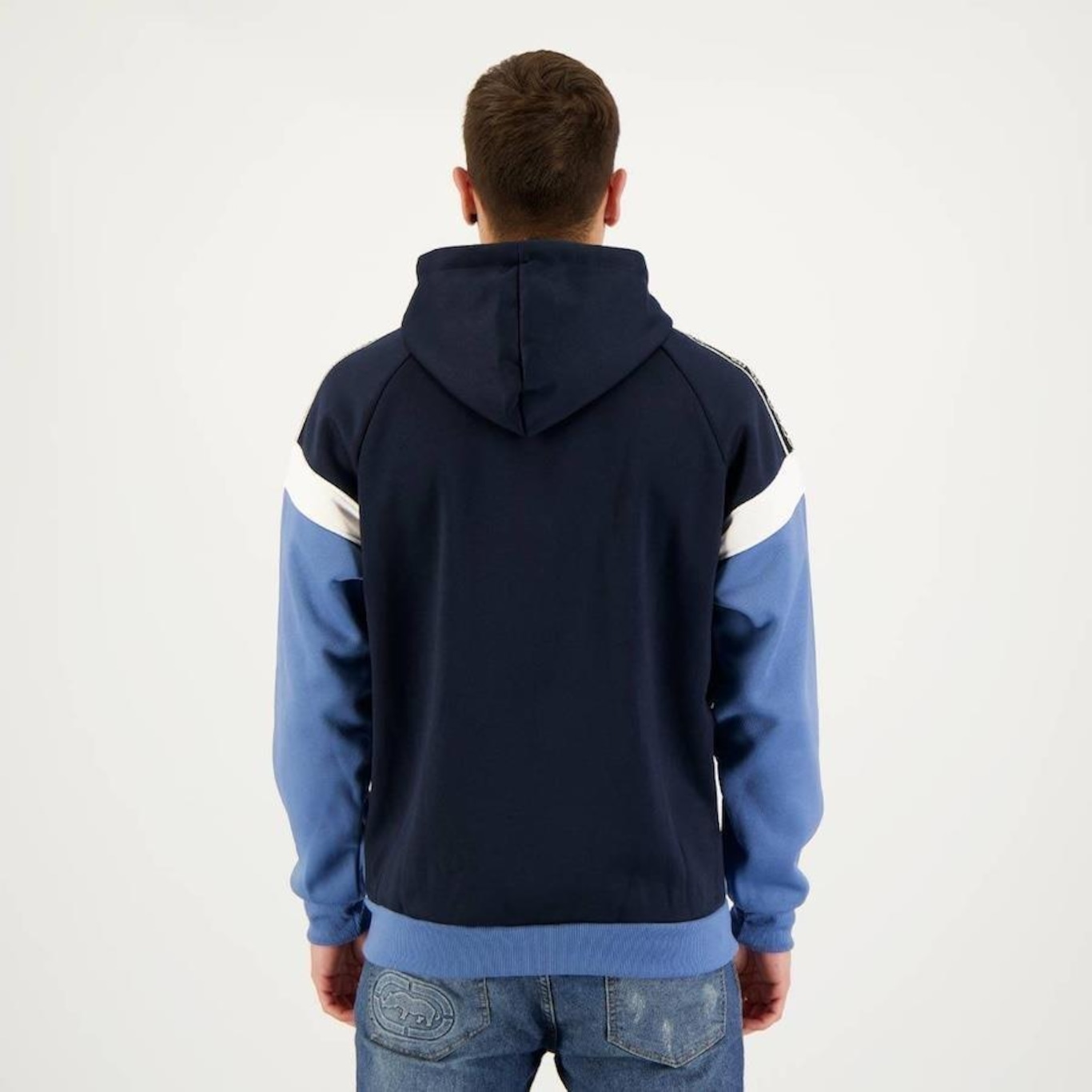 Jaqueta Kappa Logo Fleece Inserts - Masculina - Foto 5