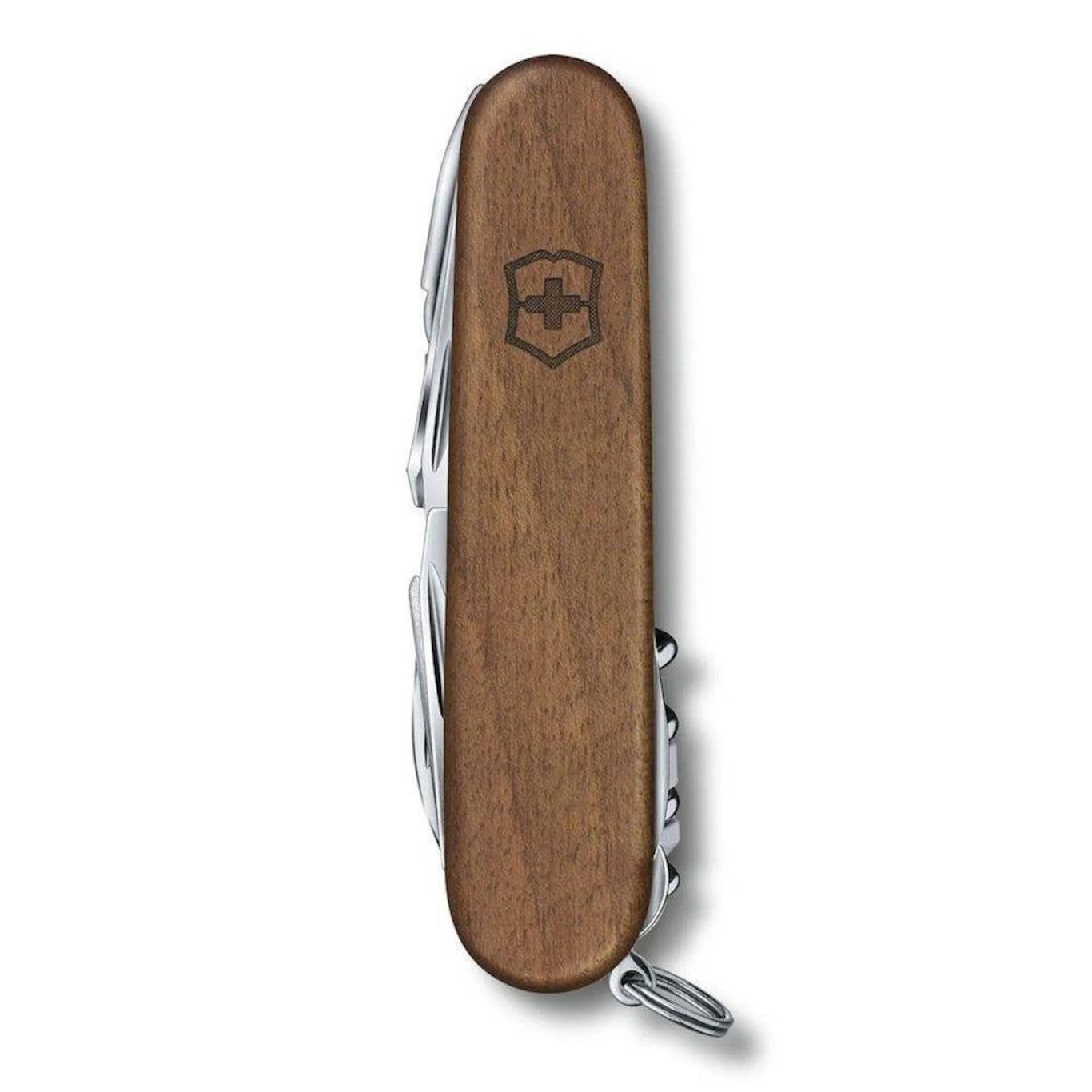 Canivete de Bolso Victorinox Médio Swiss Champ Wood - Foto 1