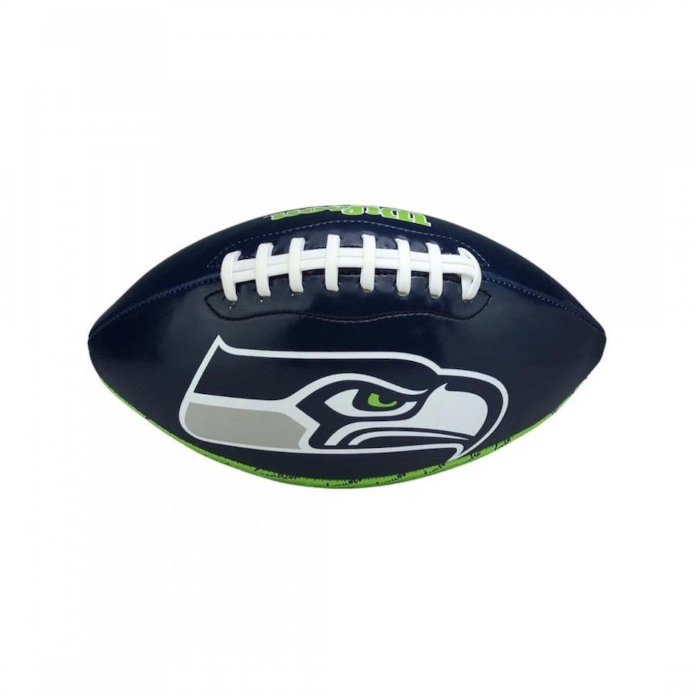 Bola de Futebol Americano Wilson NFL Mini Peewee Team Seatle Seahawks - Foto 1