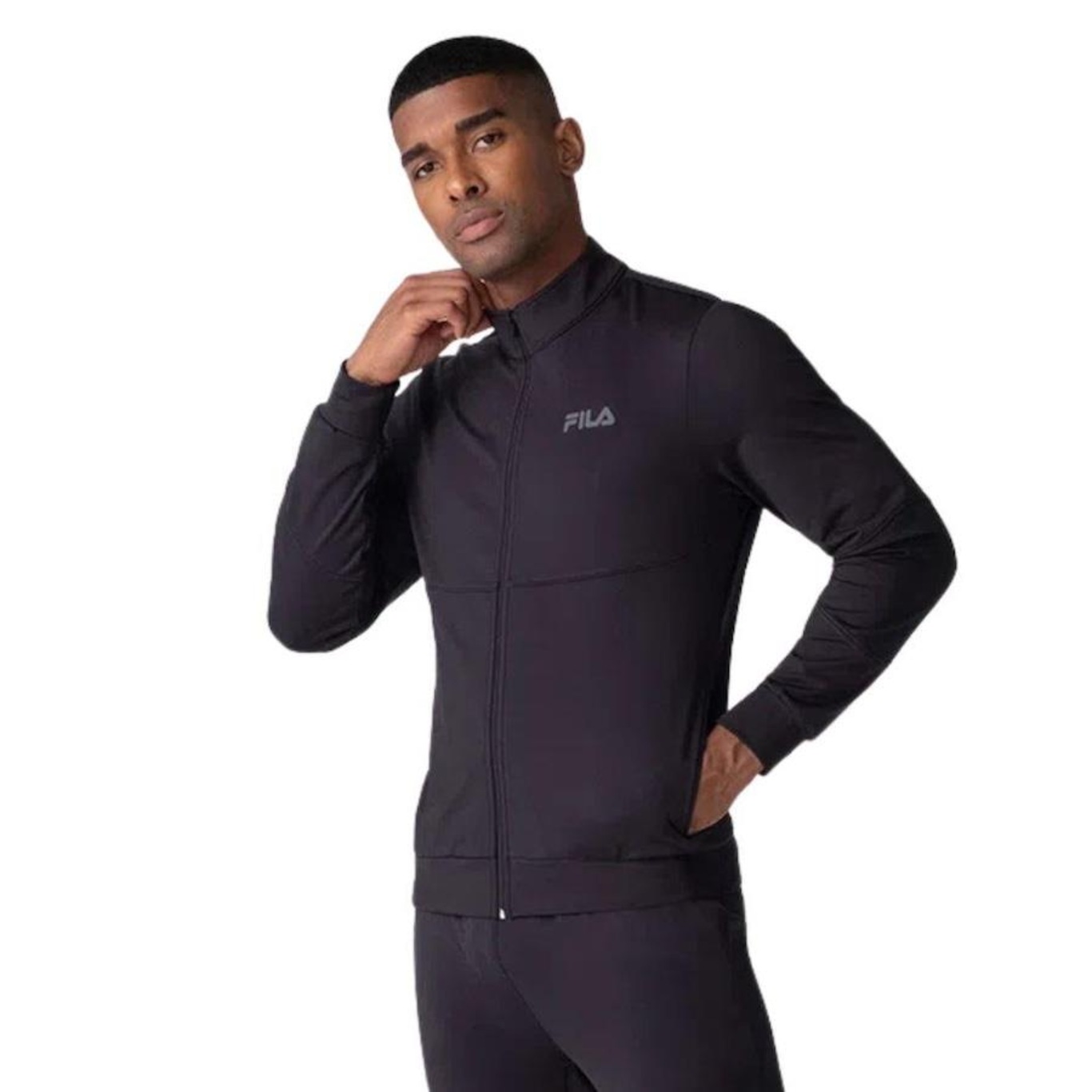 Jaqueta Fila Performa Slim Zip - Masculina - Foto 1