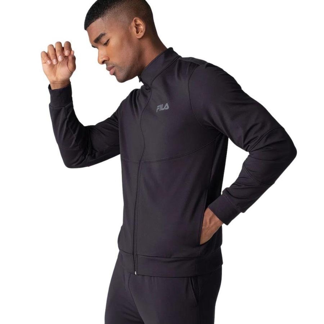 Jaqueta Fila Performa Slim Zip - Masculina - Foto 2