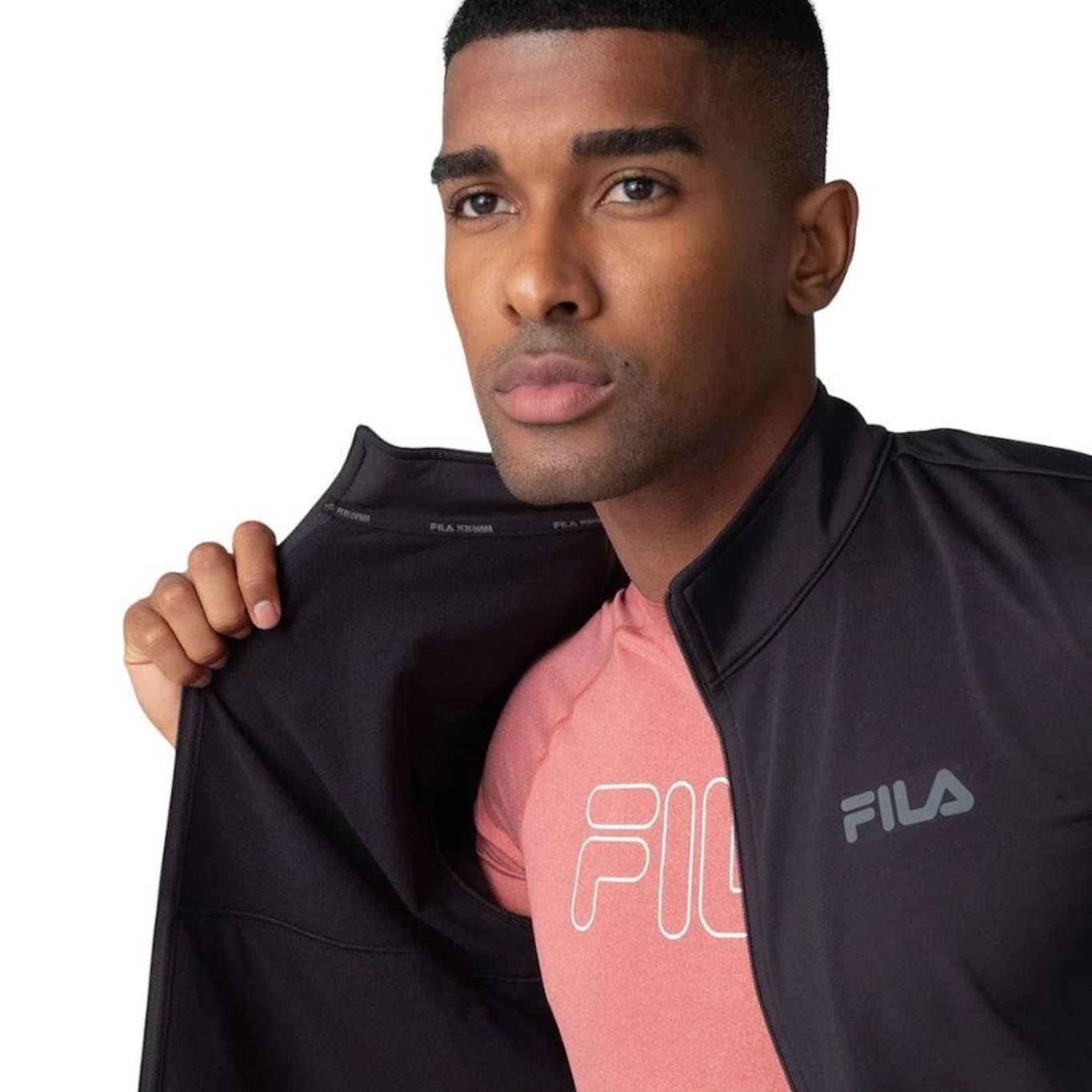 Jaqueta Fila Performa Slim Zip - Masculina - Foto 3