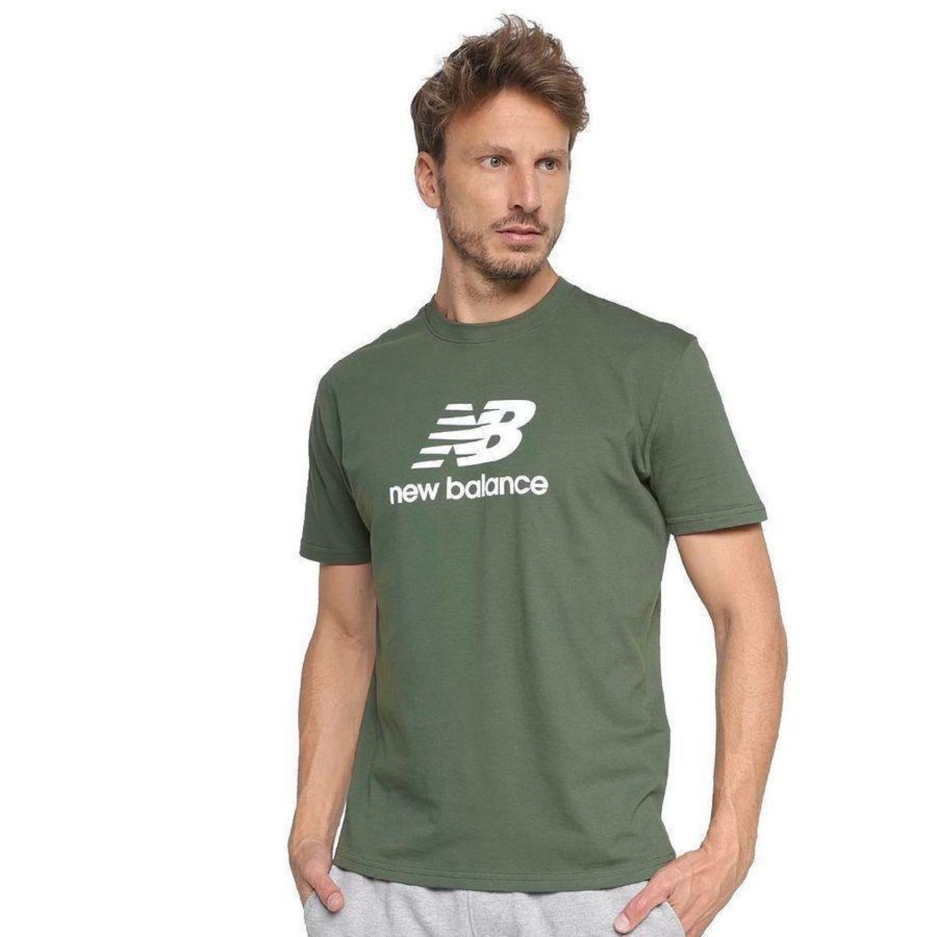 Camiseta New Balance Essentials - Masculina - Foto 4