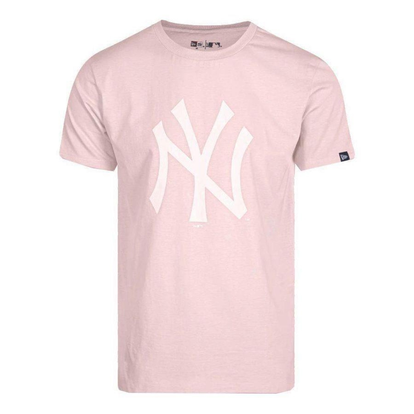 Camiseta New Era Basico Essentials Yankees Logo Mlb Mbi2 - Masculina - Foto 4